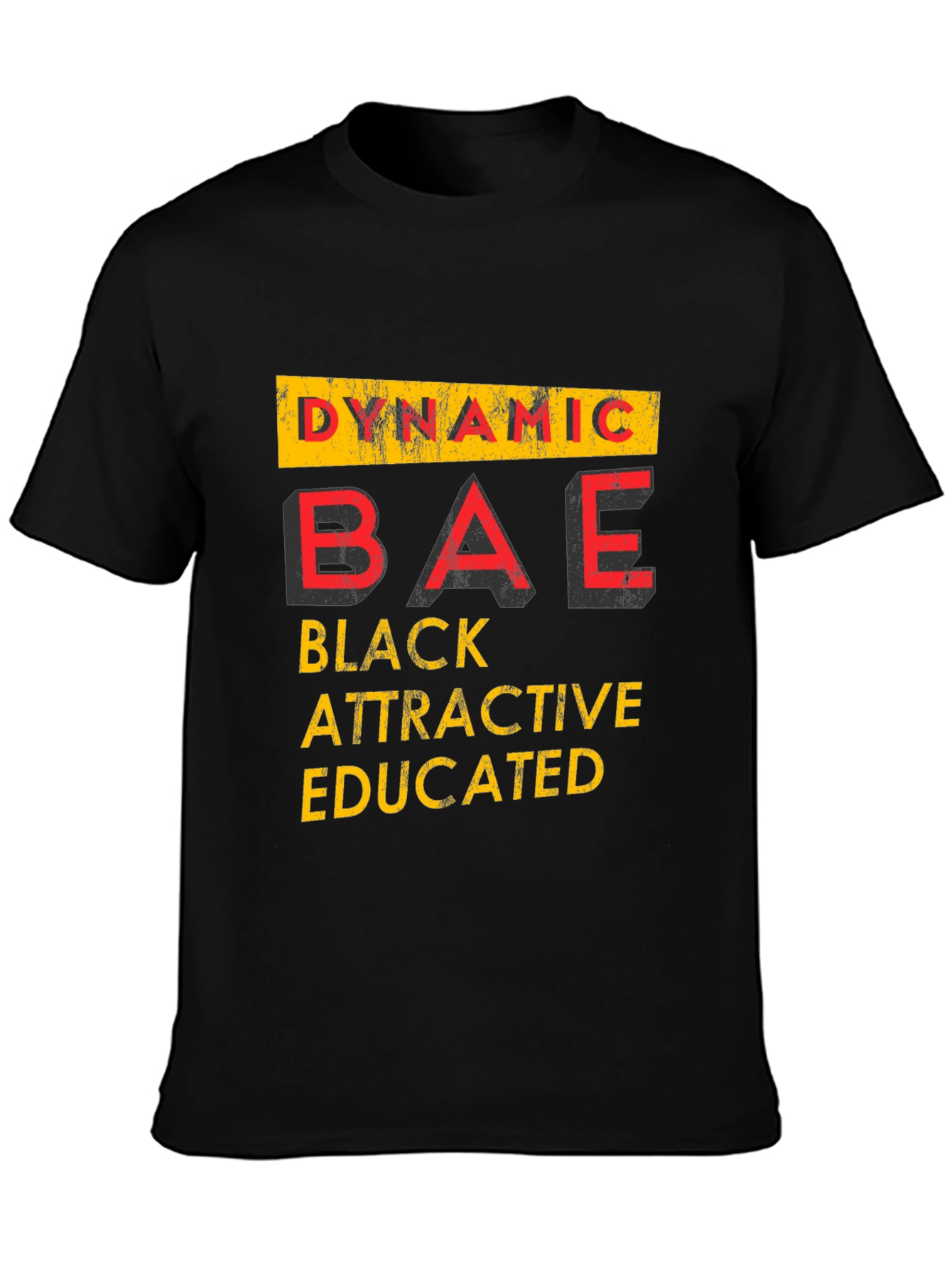 Dynamic BAE Graphic Tee - Black Attractive Educated