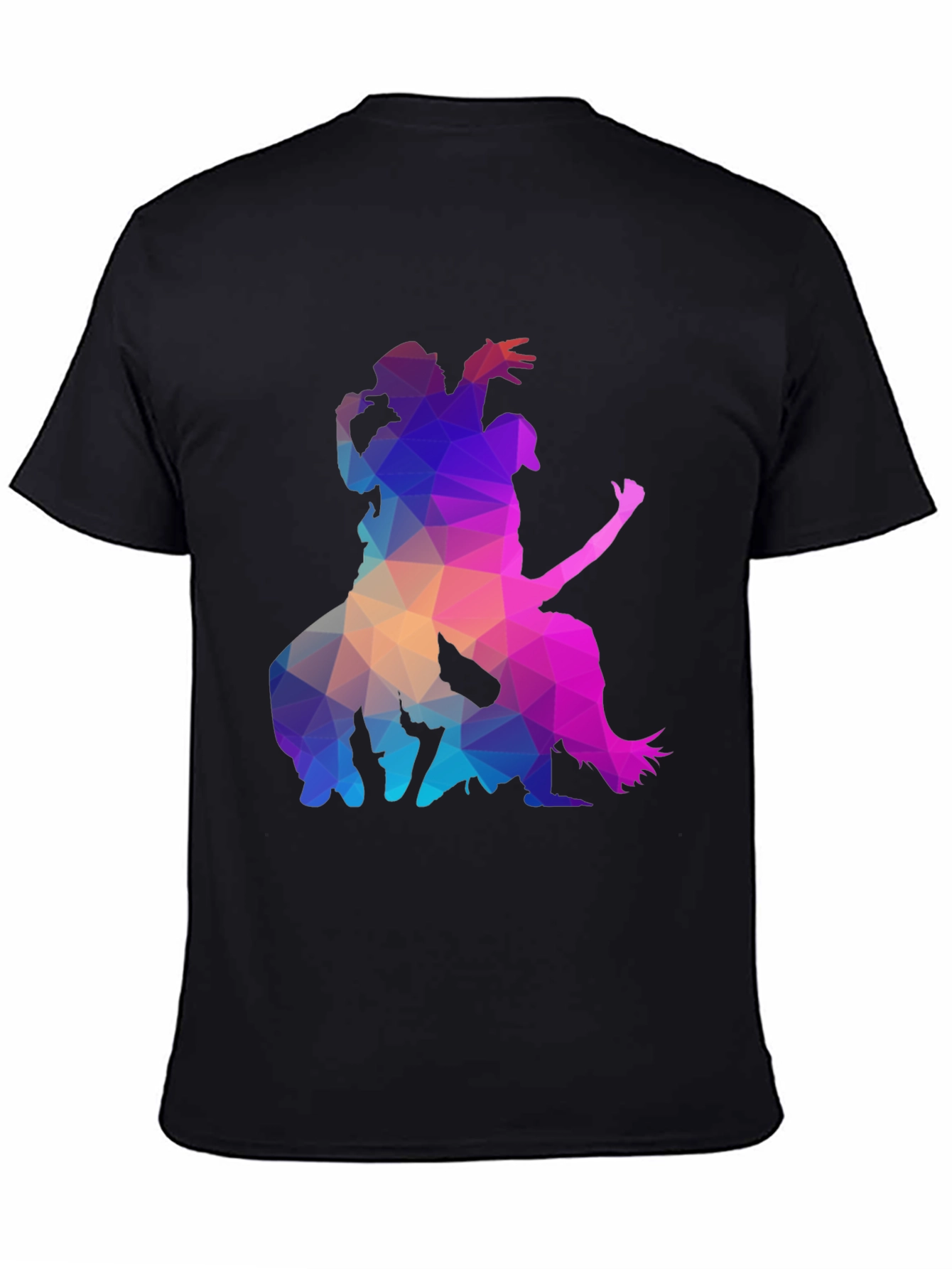 Geometric Silhouette Graphic Tee - Cool & Unique Design