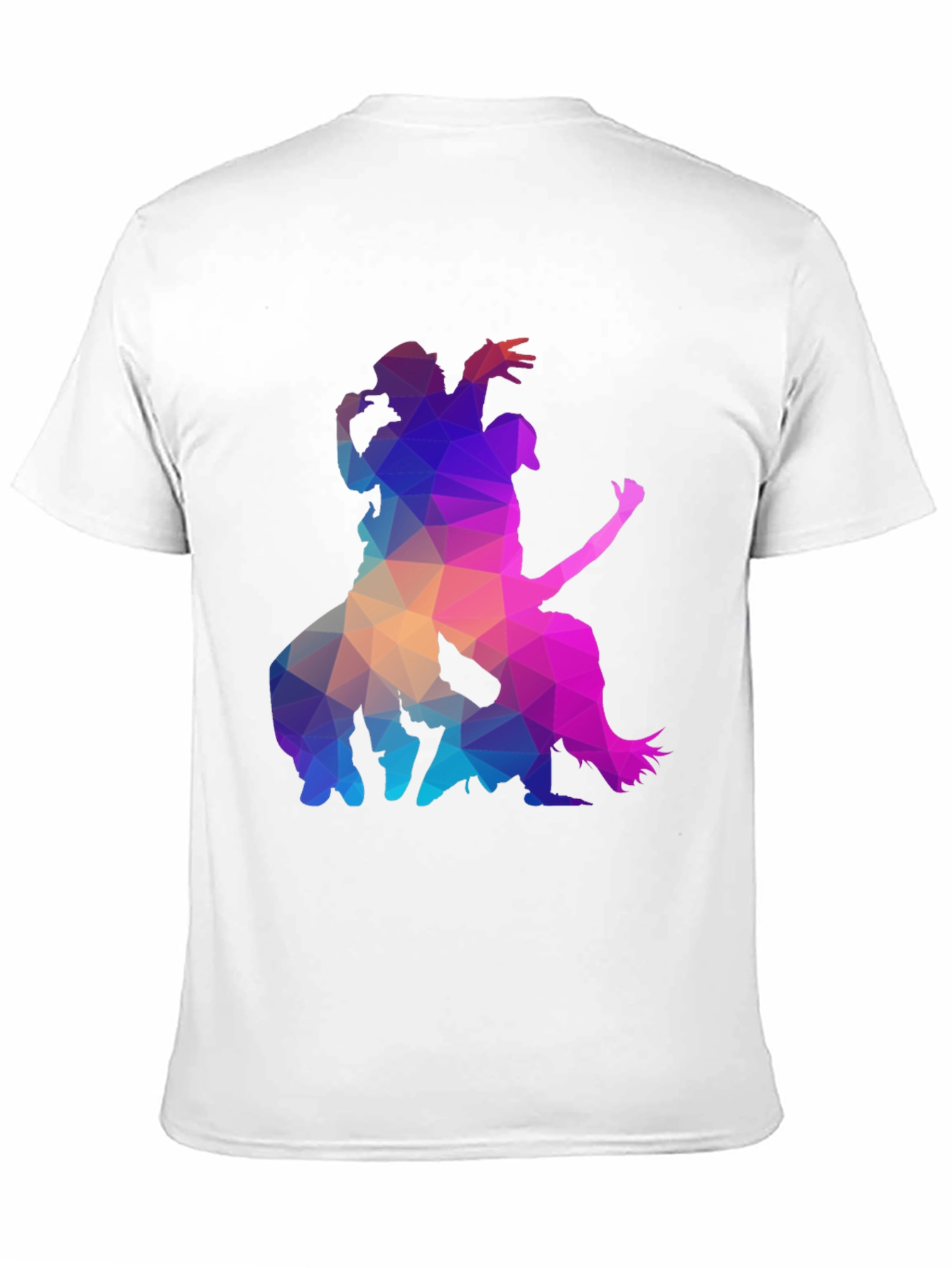 Geometric Silhouette Graphic Tee - Cool & Unique Design