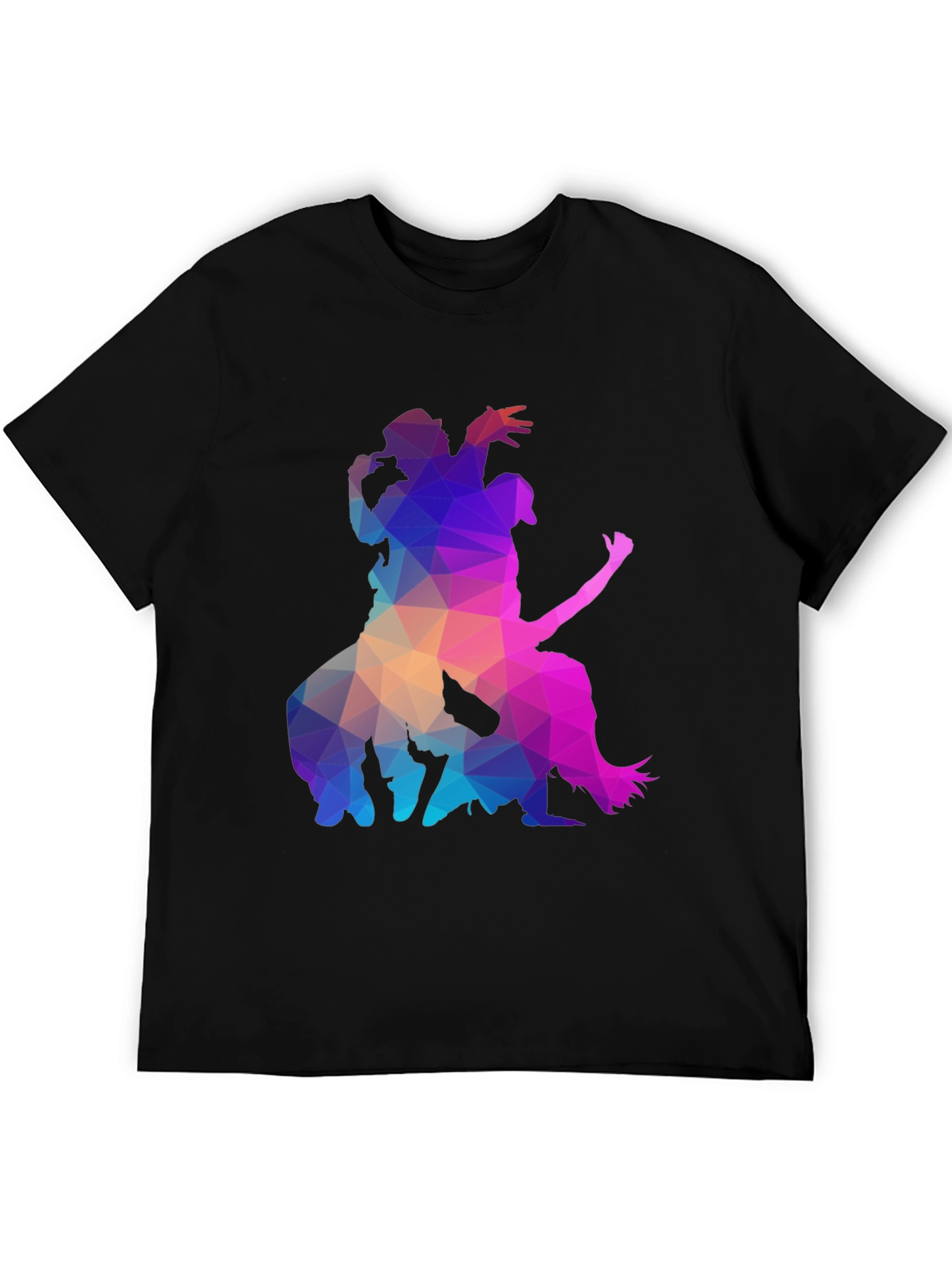 Geometric Silhouette Graphic Tee - Cool & Unique Design