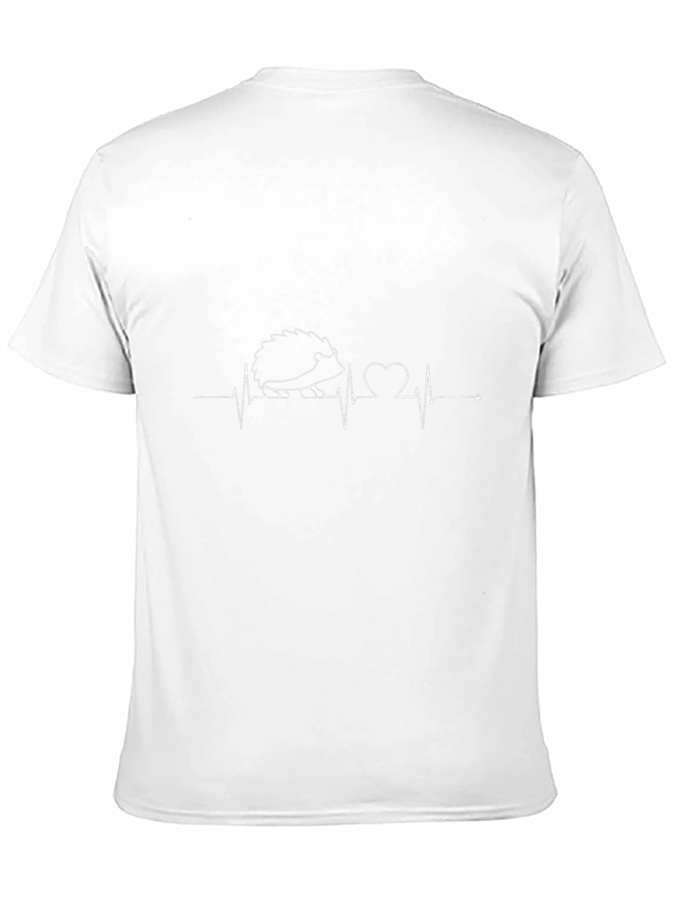 Heartbeat Hedgehog Graphic Tee - Black