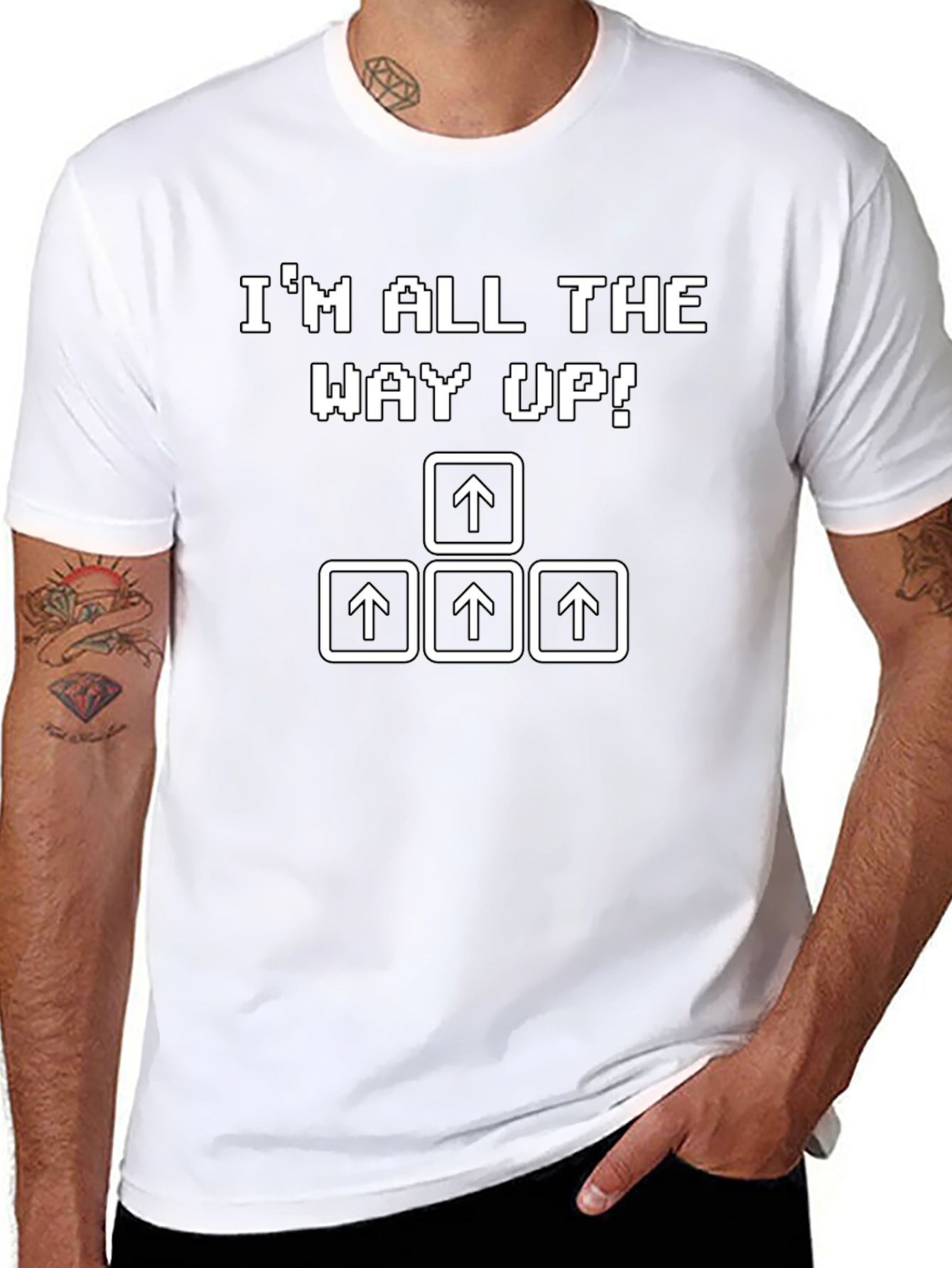 Im All the Way Up! Novelty T-Shirt
