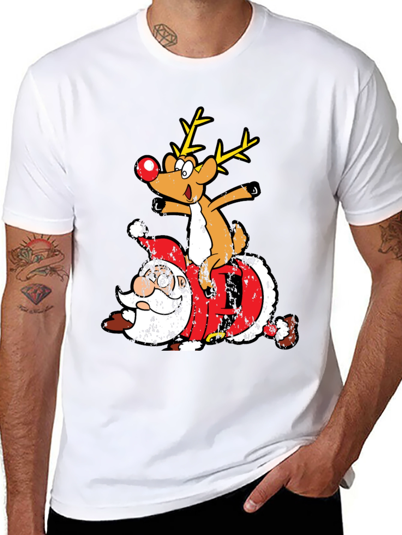 Santa Down! Graphic Tee