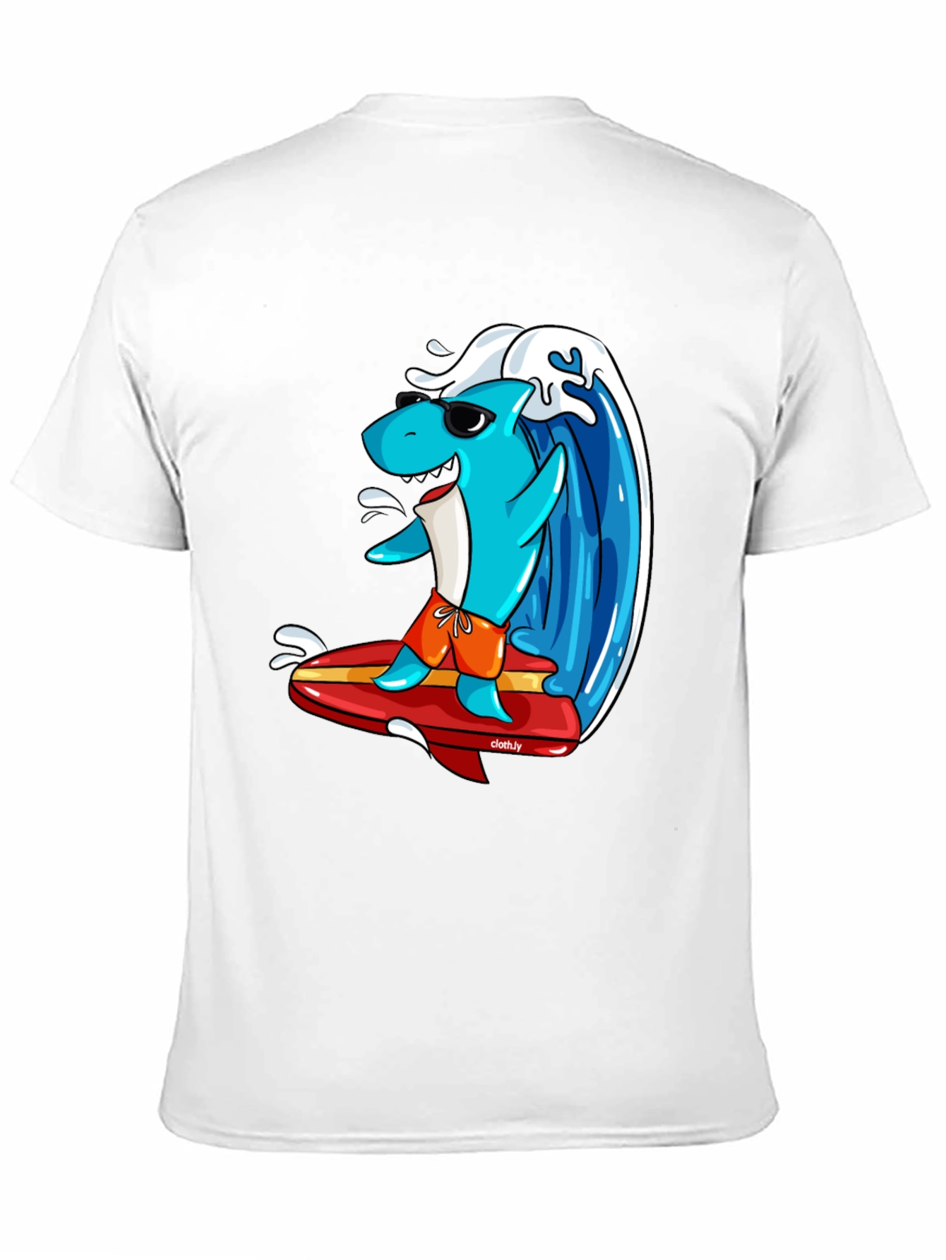Surfing Shark Graphic Tee