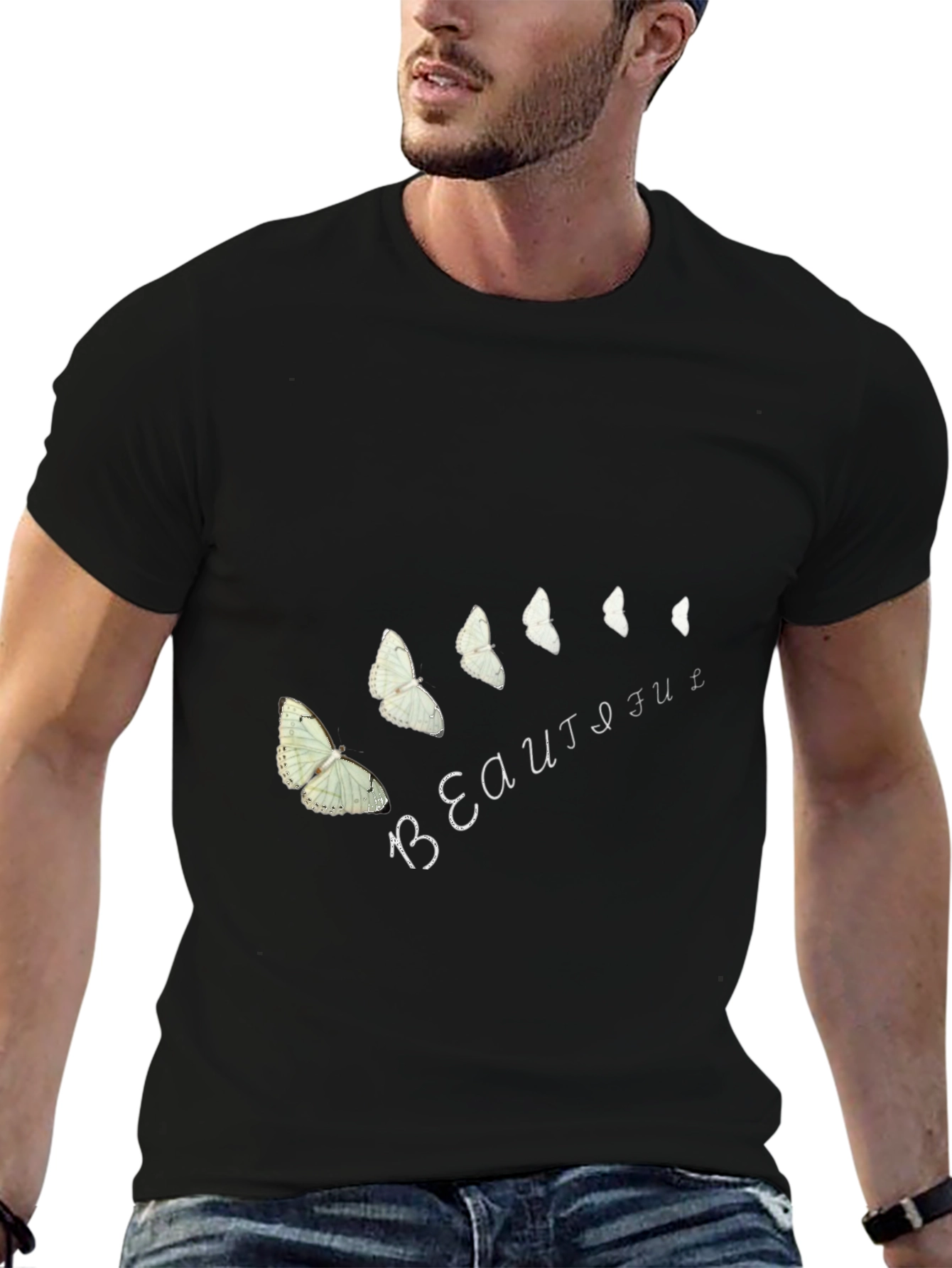 Butterfly Beautiful Graphic T-Shirt