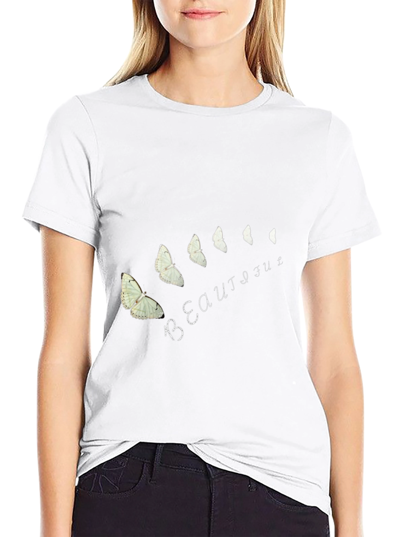 Butterfly Beautiful Graphic T-Shirt