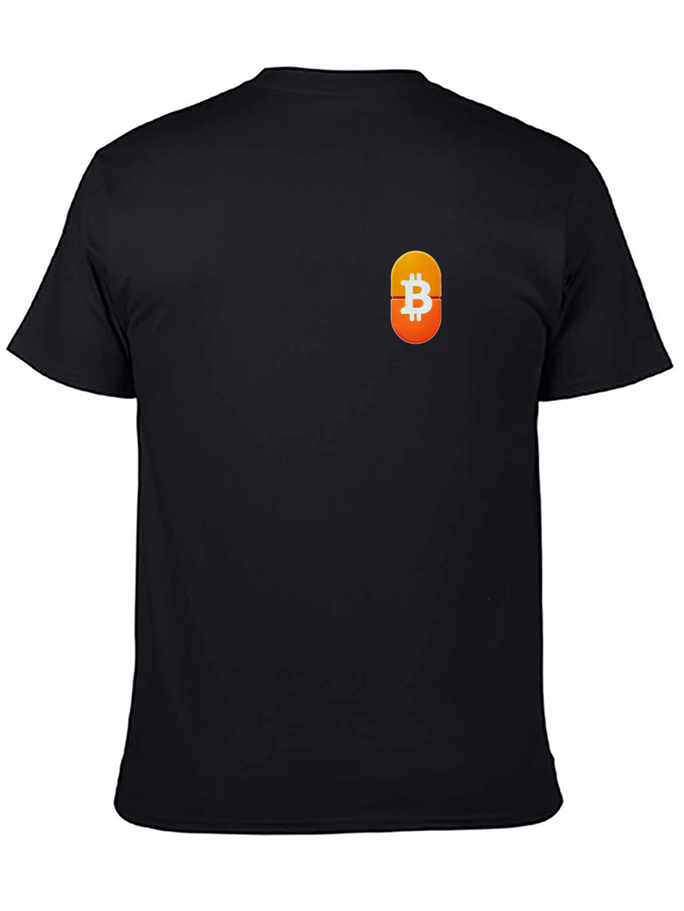 Bitcoin Symbol Black T-Shirt - Crypto Currency Tee