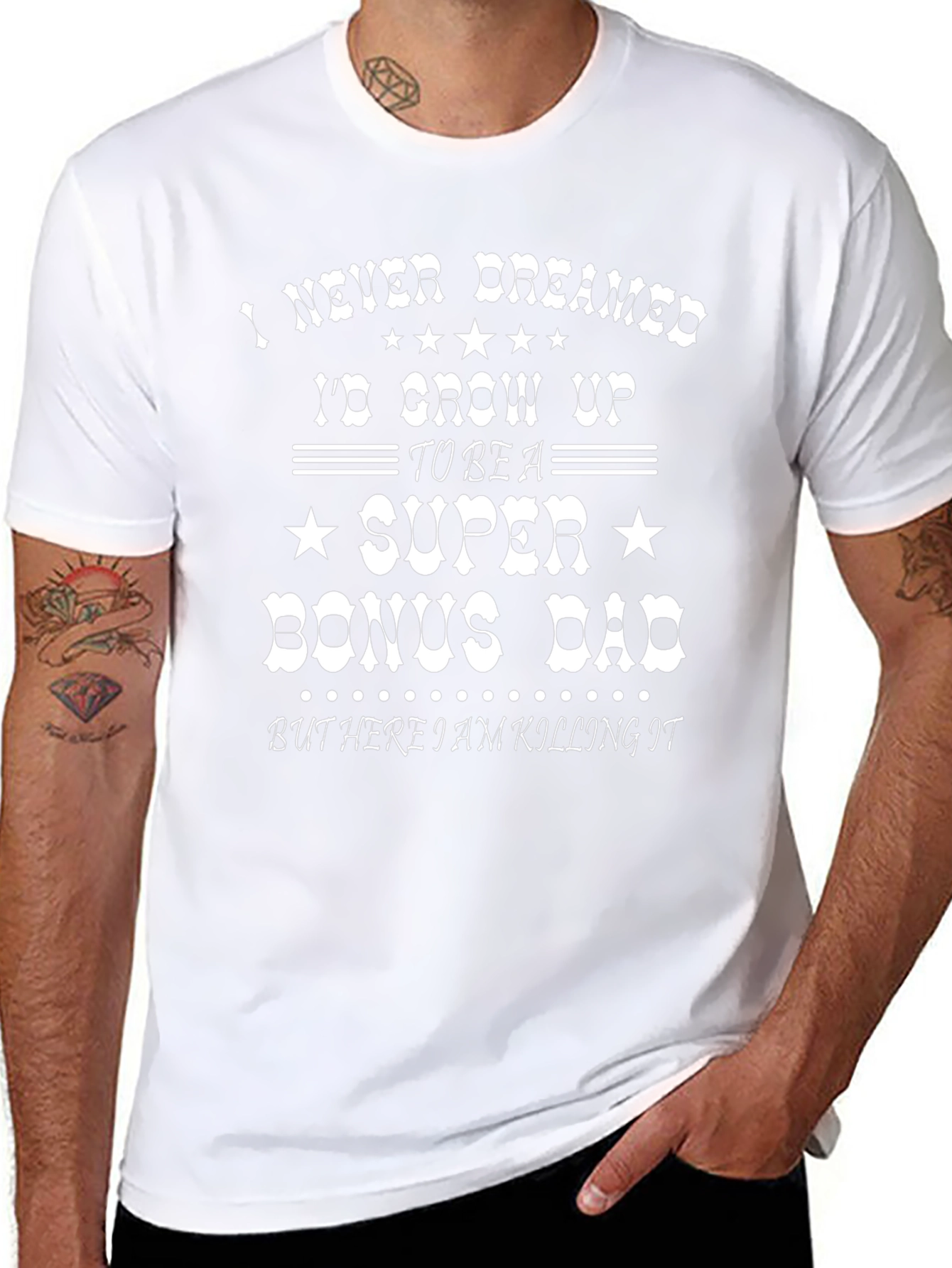 Super Bonus Dad Graphic T-Shirt