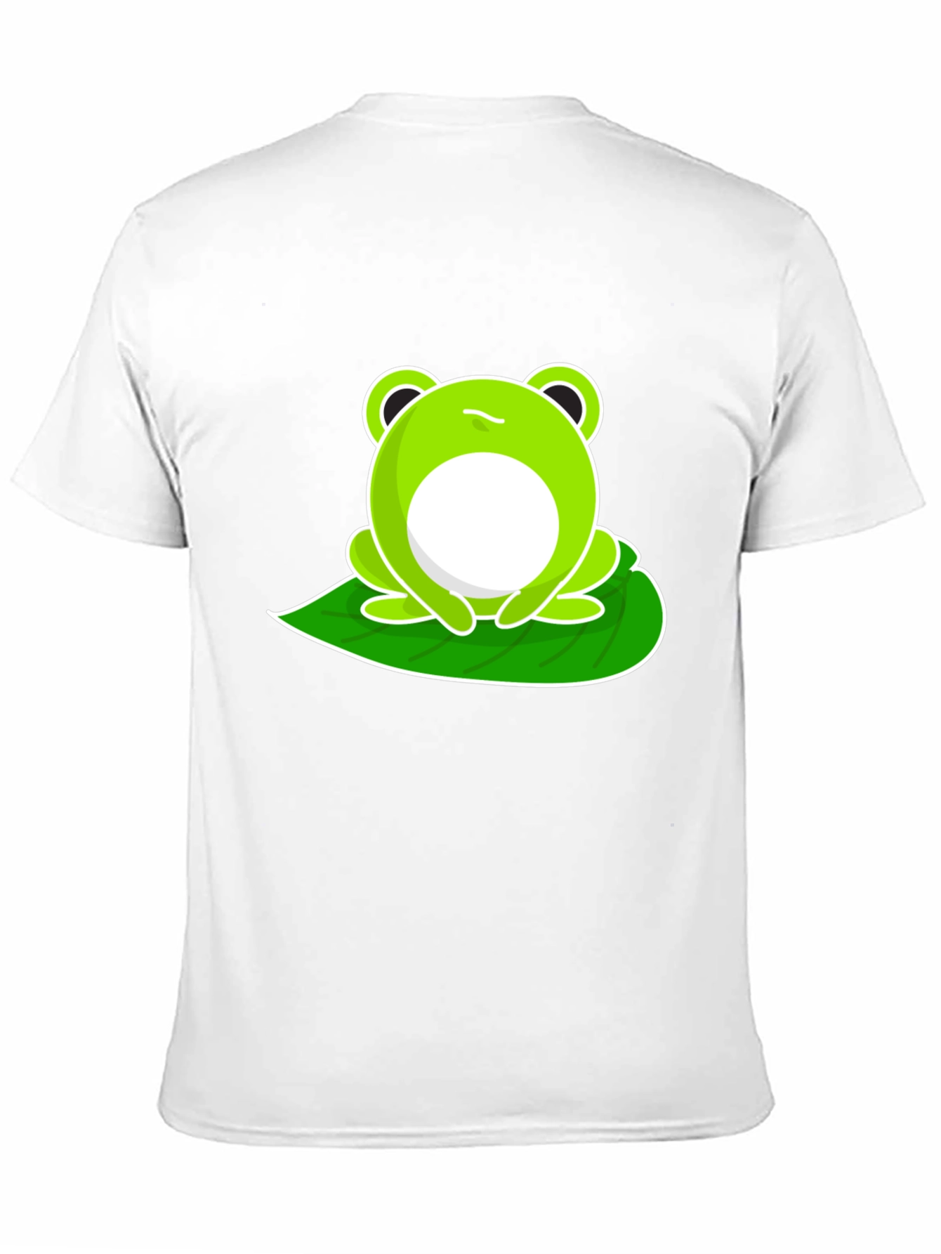 Funny Frog Graphic Tee - Black Cotton T-Shirt