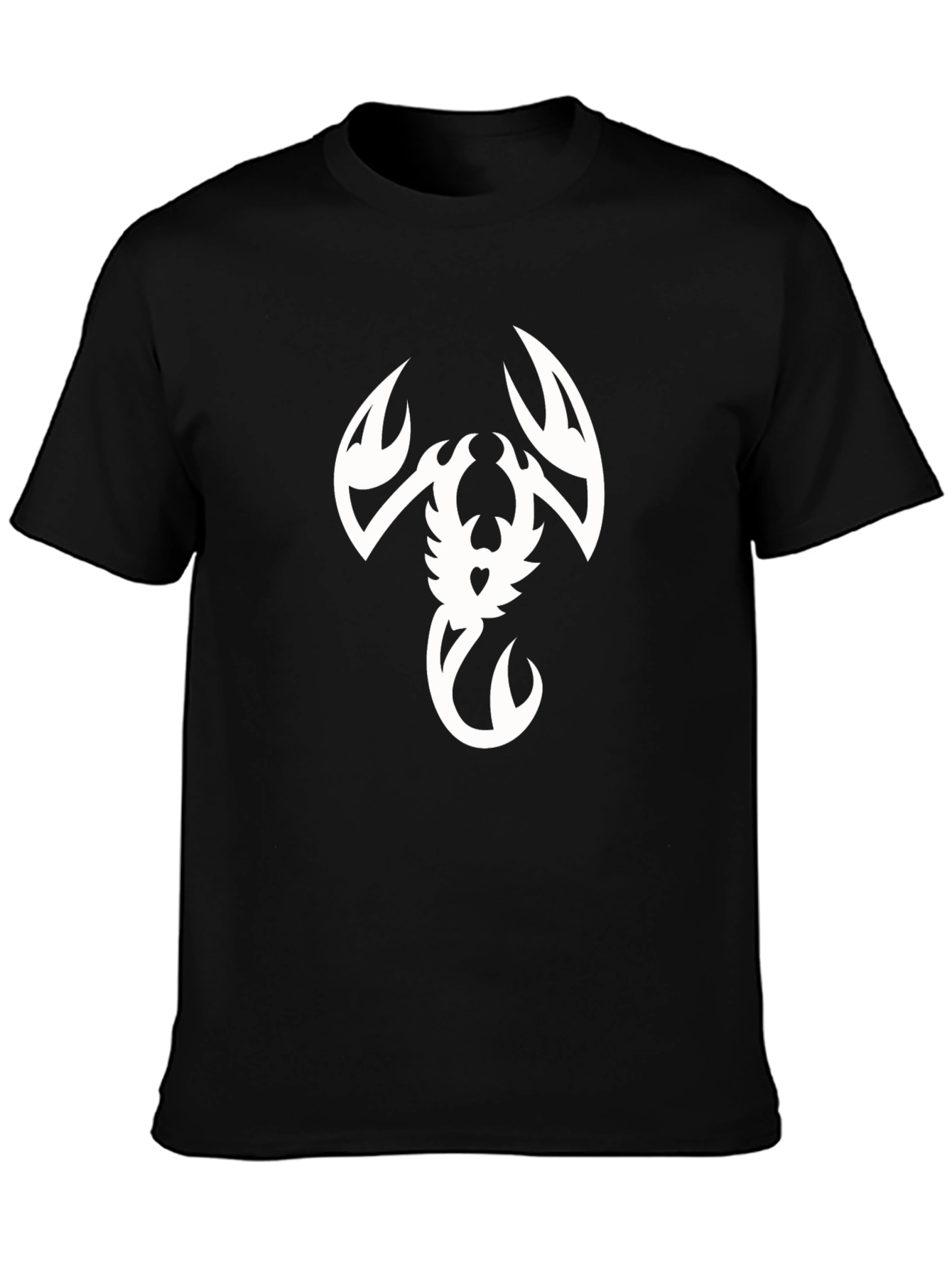 Tribal Scorpion Graphic Black T-Shirt