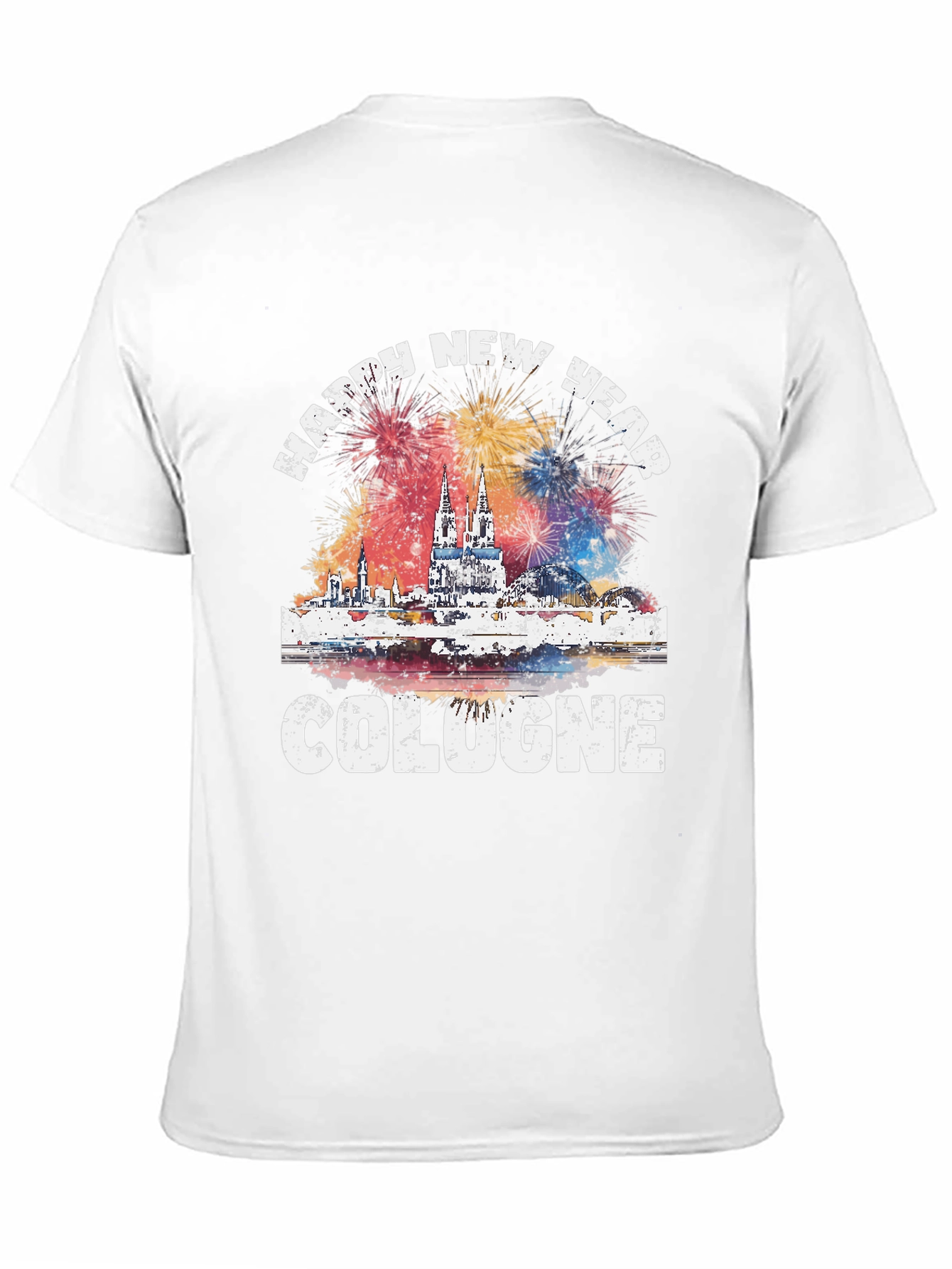 Happy New Year Cologne Graphic T-Shirt