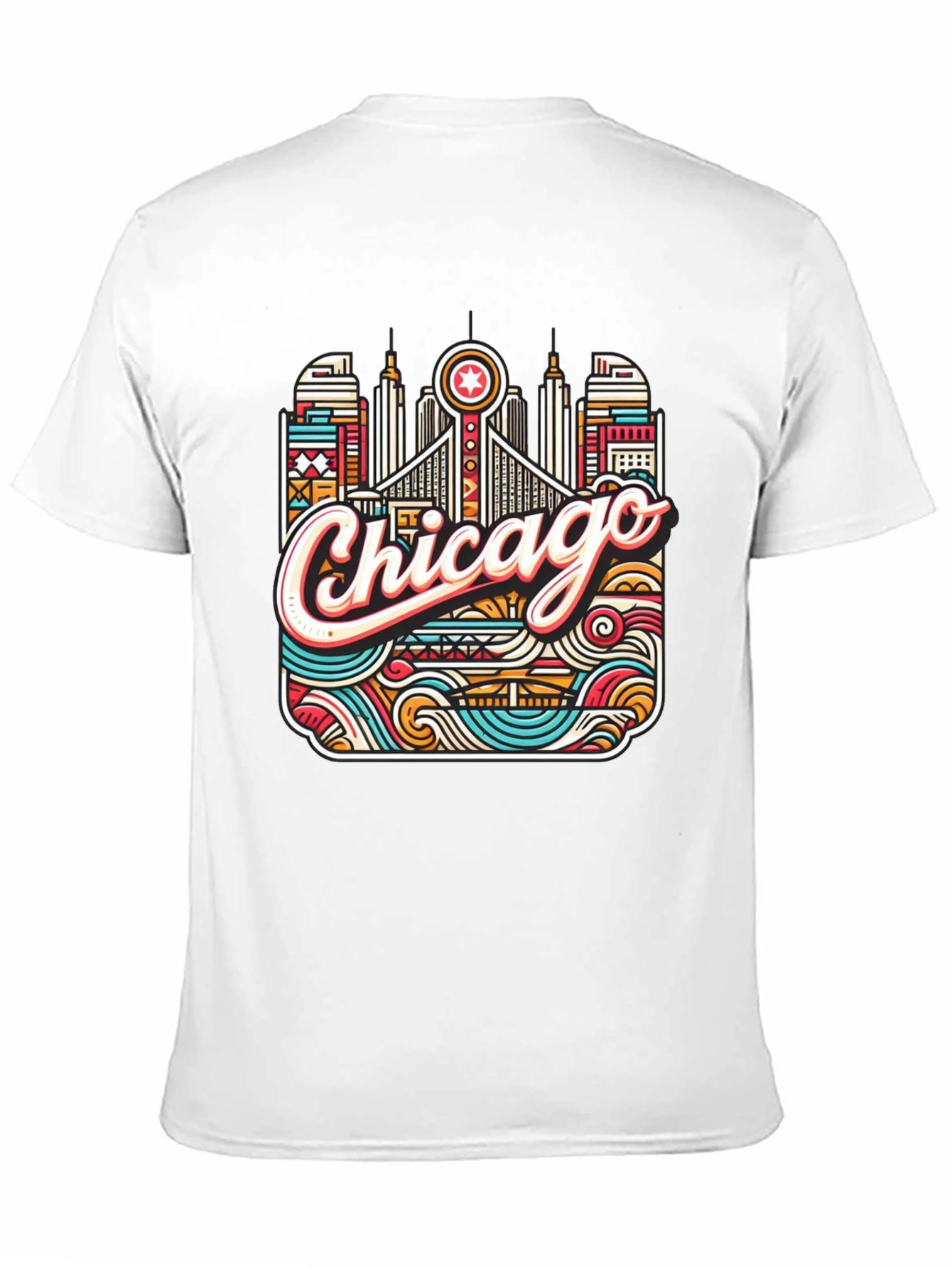 Chicago Graphic Tee - Mens Black T-Shirt