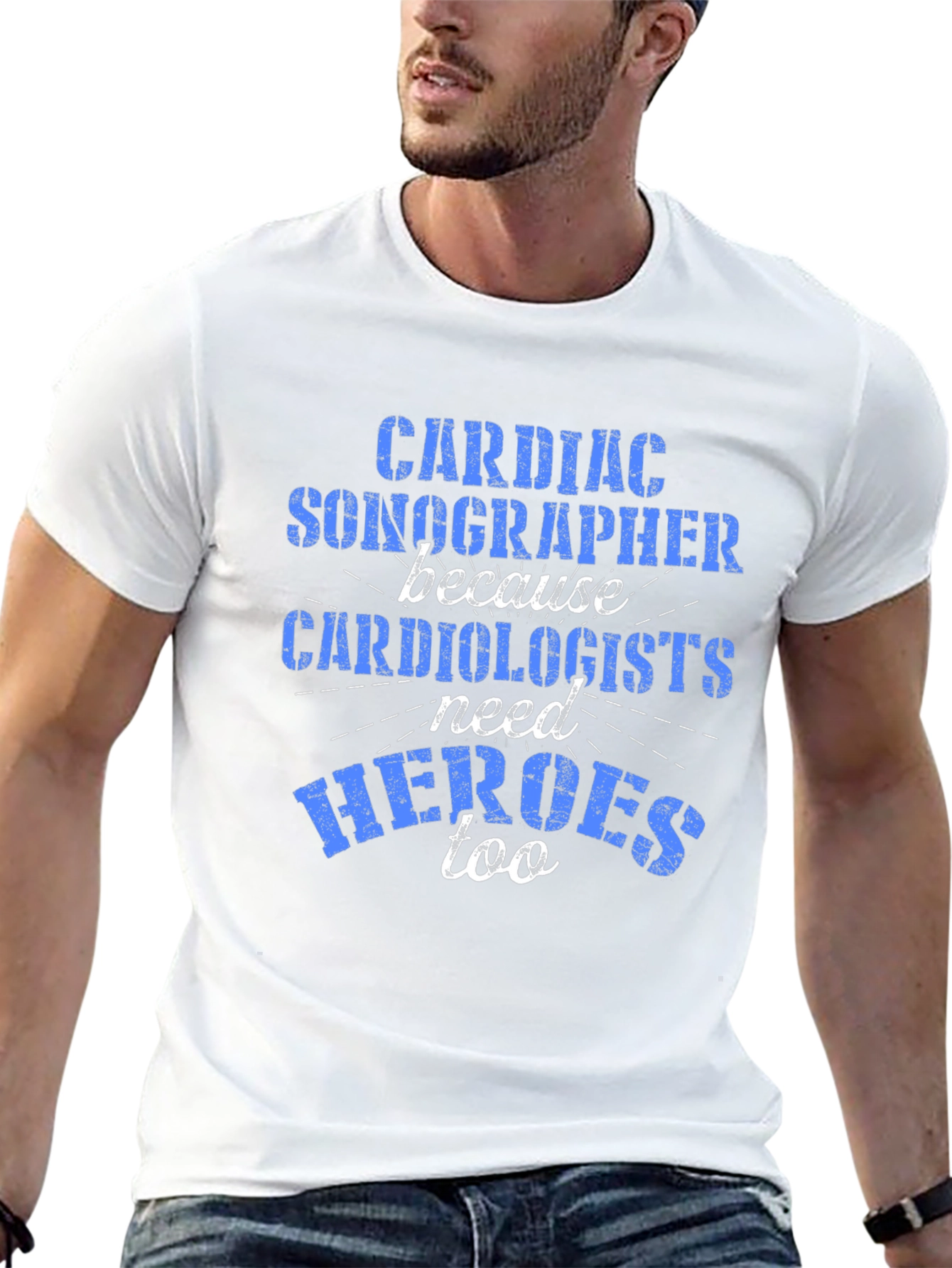Cardiac Sonographer Hero Tee - Medical Appreciation