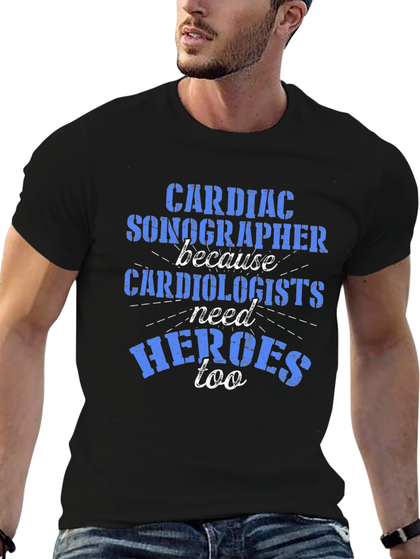 Cardiac Sonographer Hero Tee - Medical Appreciation