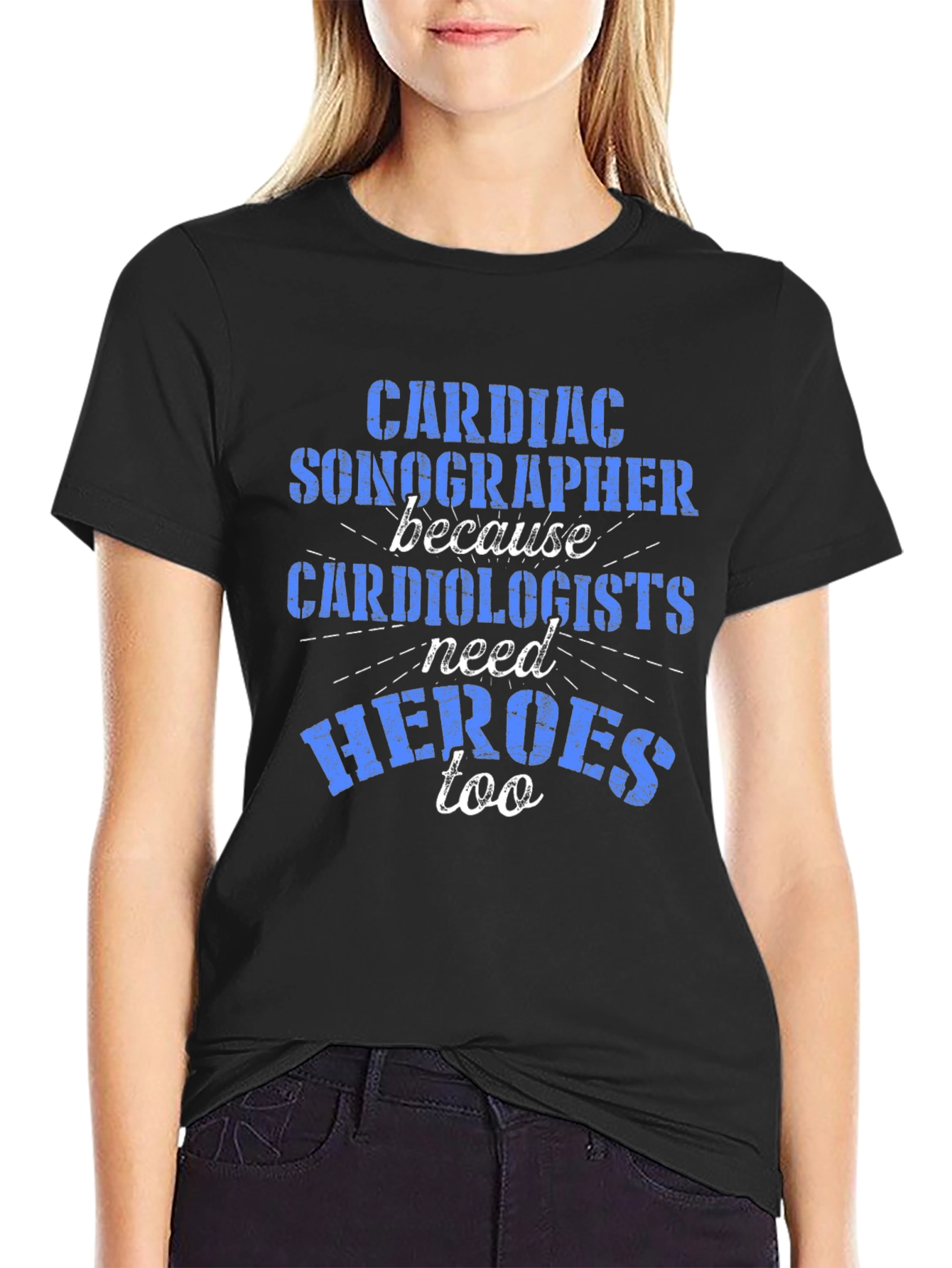 Cardiac Sonographer Hero Tee - Medical Appreciation
