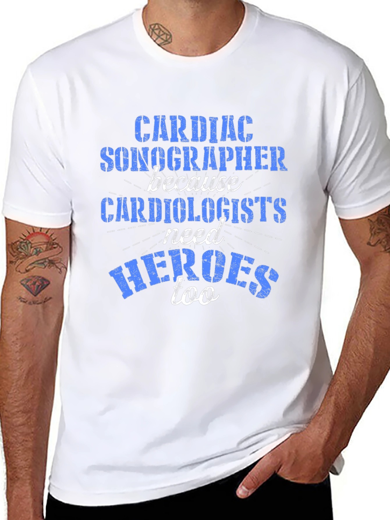 Cardiac Sonographer Hero Tee - Medical Appreciation