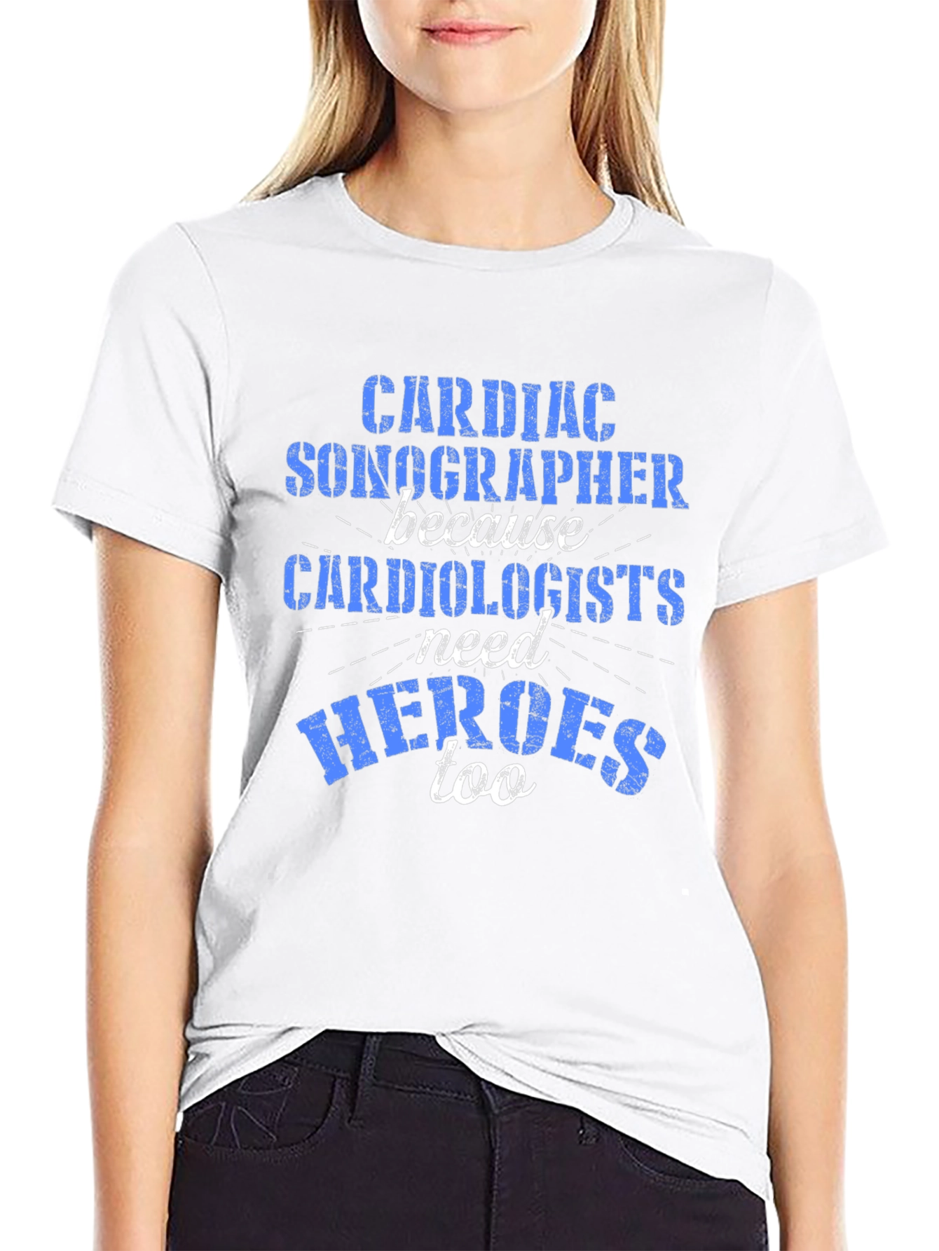 Cardiac Sonographer Hero Tee - Medical Appreciation