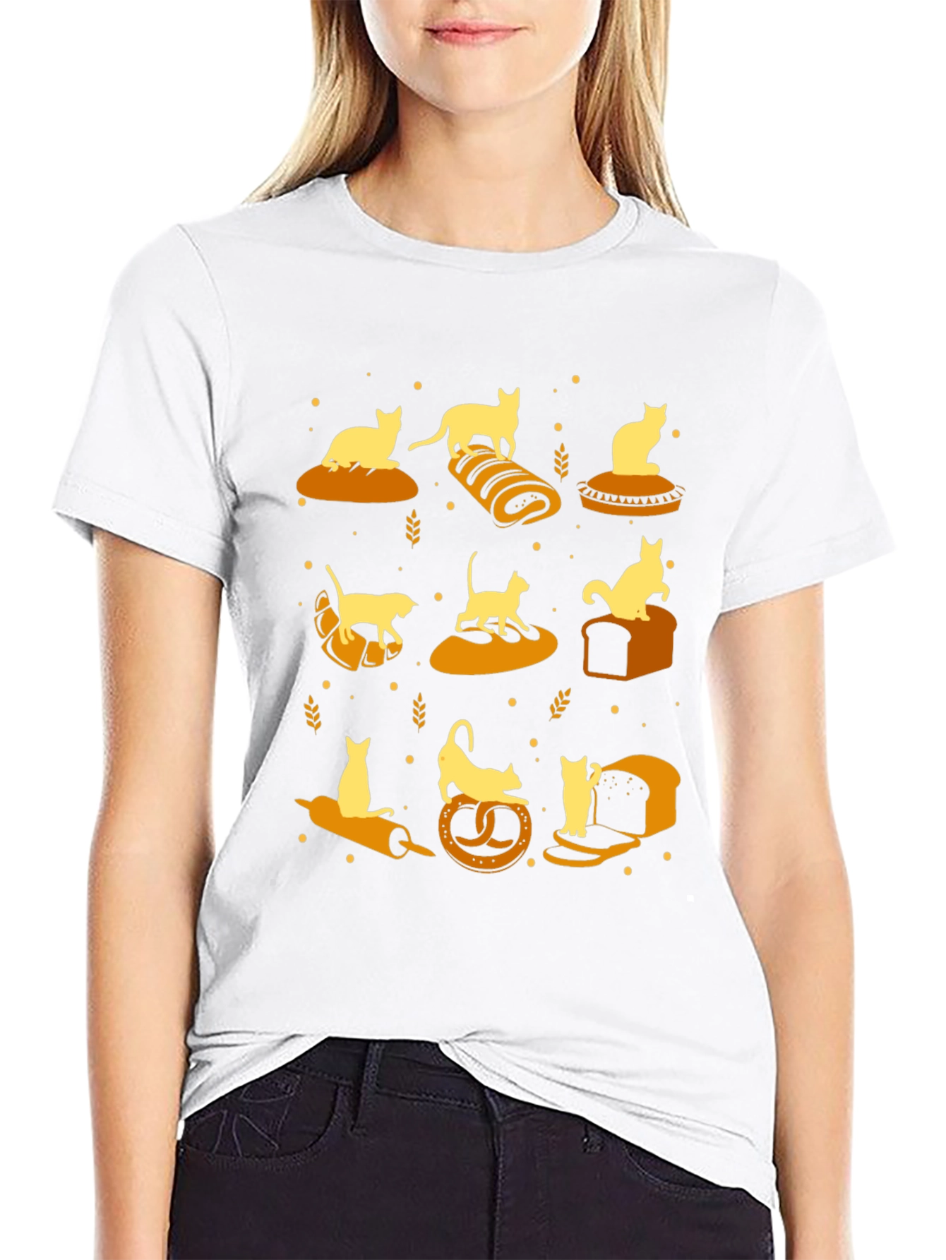 Cats on Bread T-Shirt - Novelty Graphic Tee