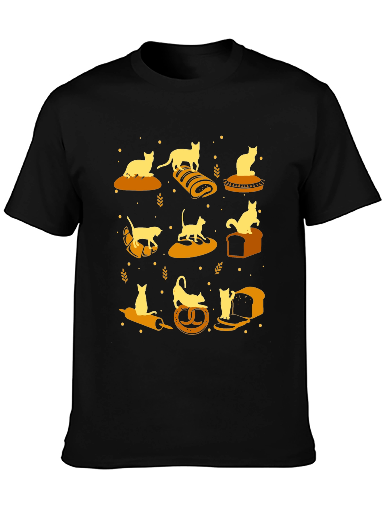 Cats on Bread T-Shirt - Novelty Graphic Tee