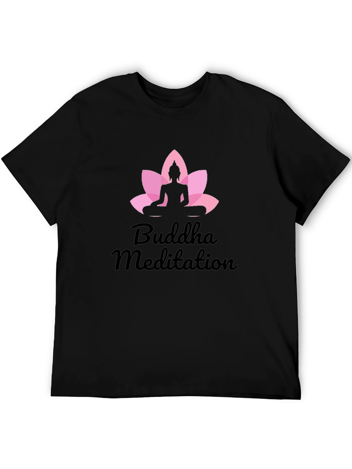 Buddha Meditation Black T-Shirt