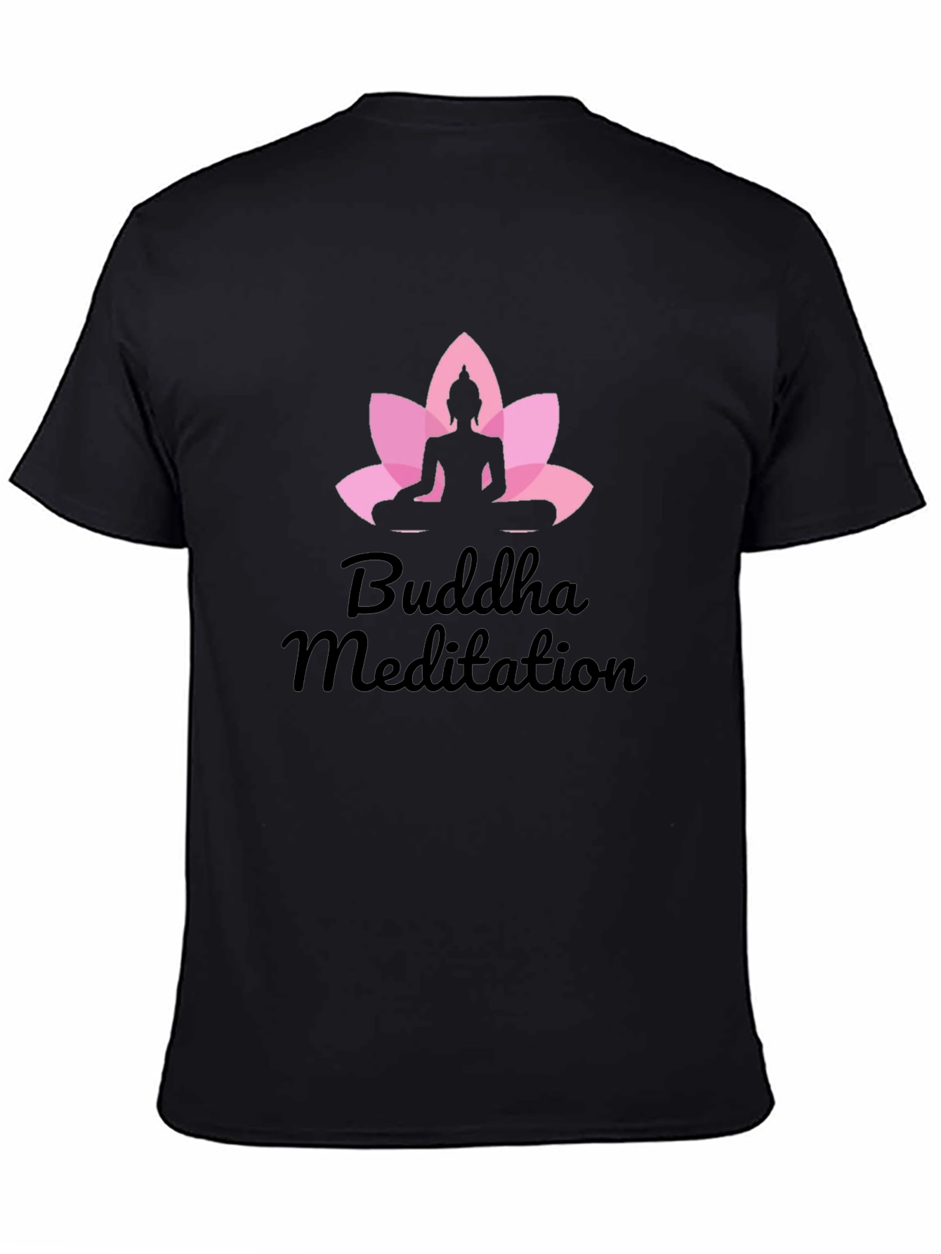 Buddha Meditation Black T-Shirt