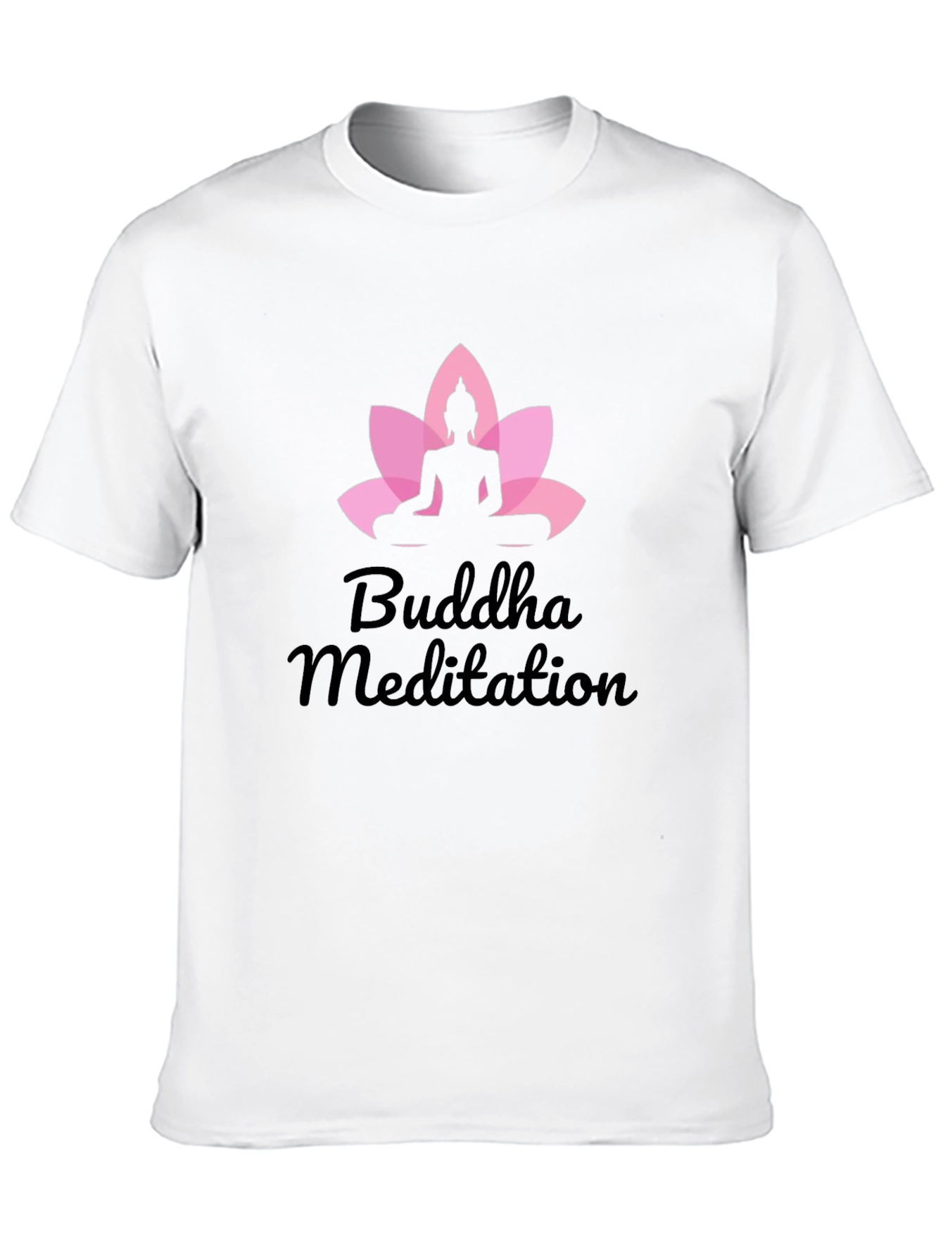 Buddha Meditation Black T-Shirt