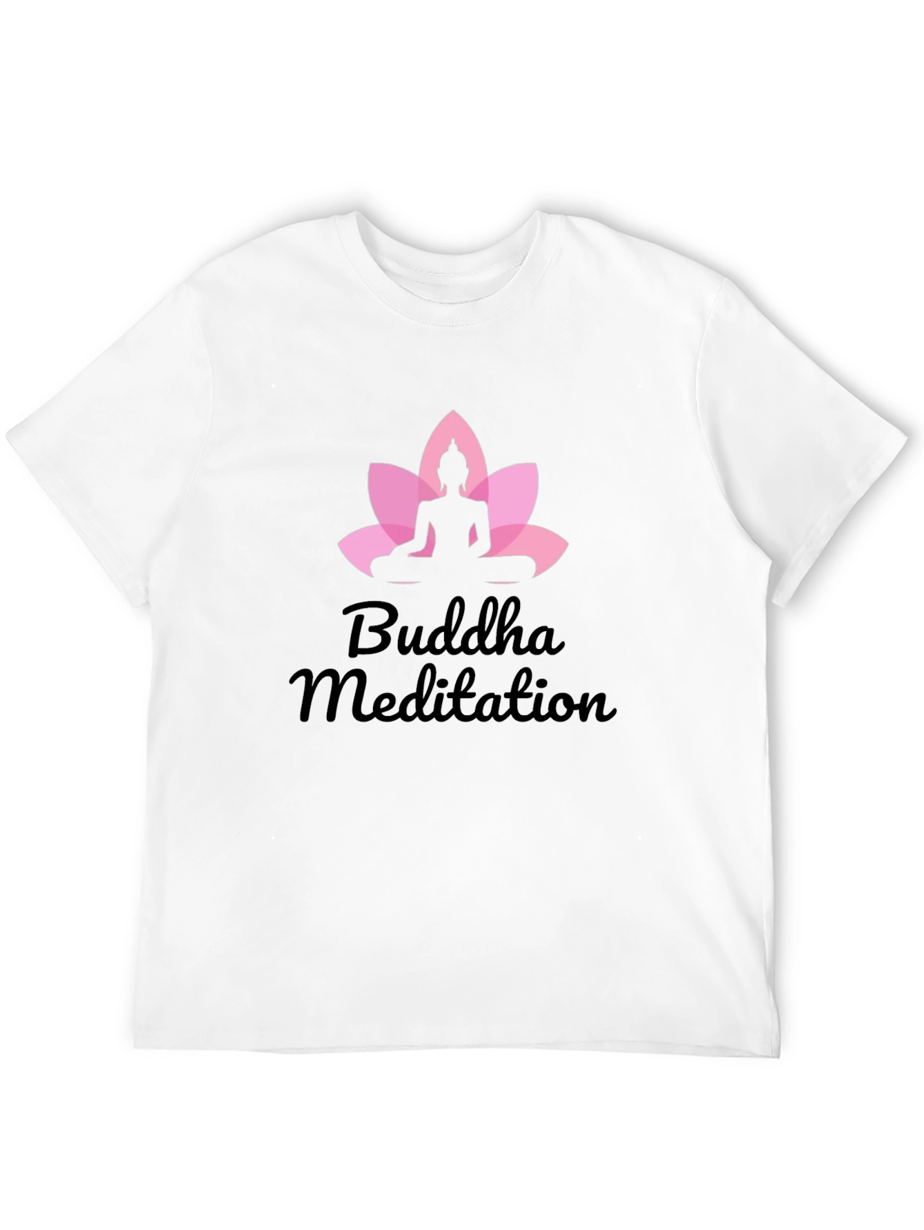 Buddha Meditation Black T-Shirt