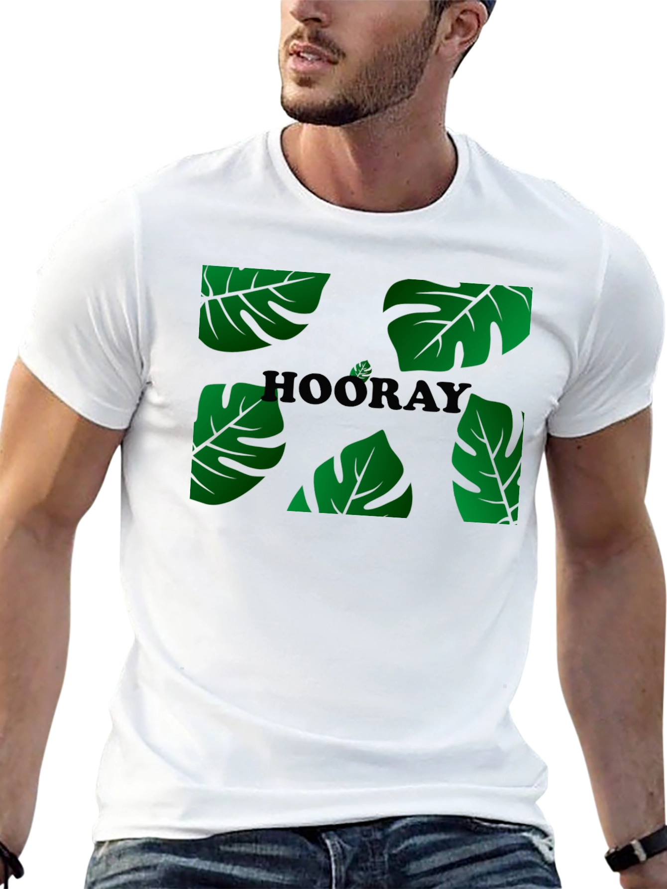 Tropical Hooray Black T-Shirt