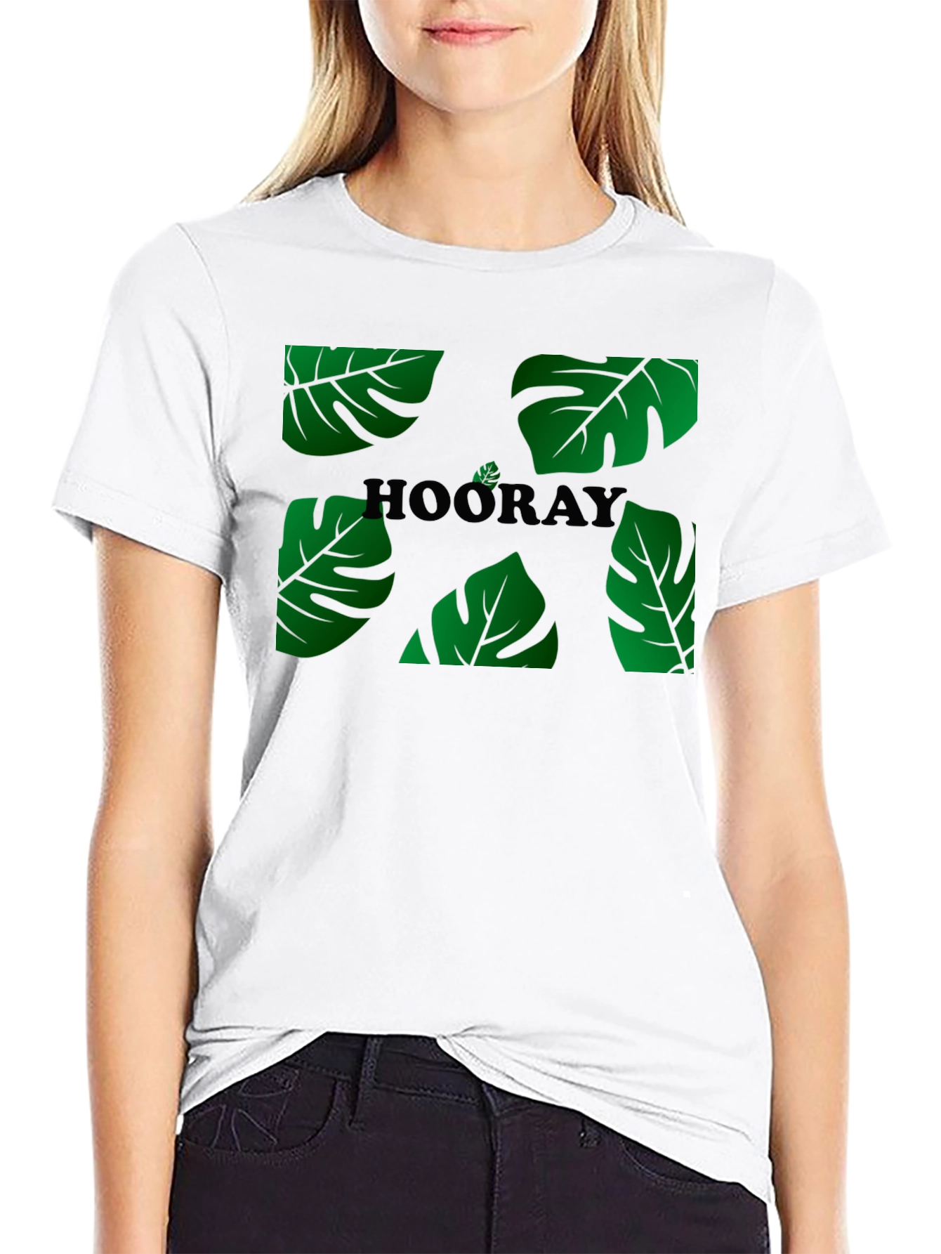 Tropical Hooray Black T-Shirt