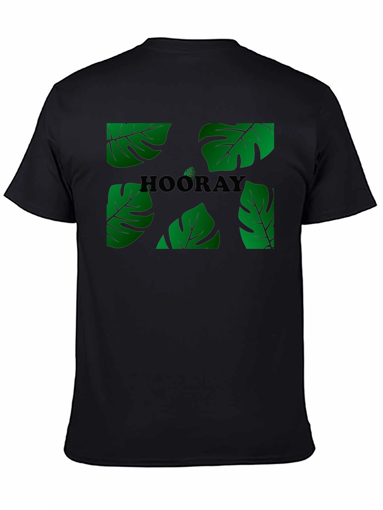 Tropical Hooray Black T-Shirt