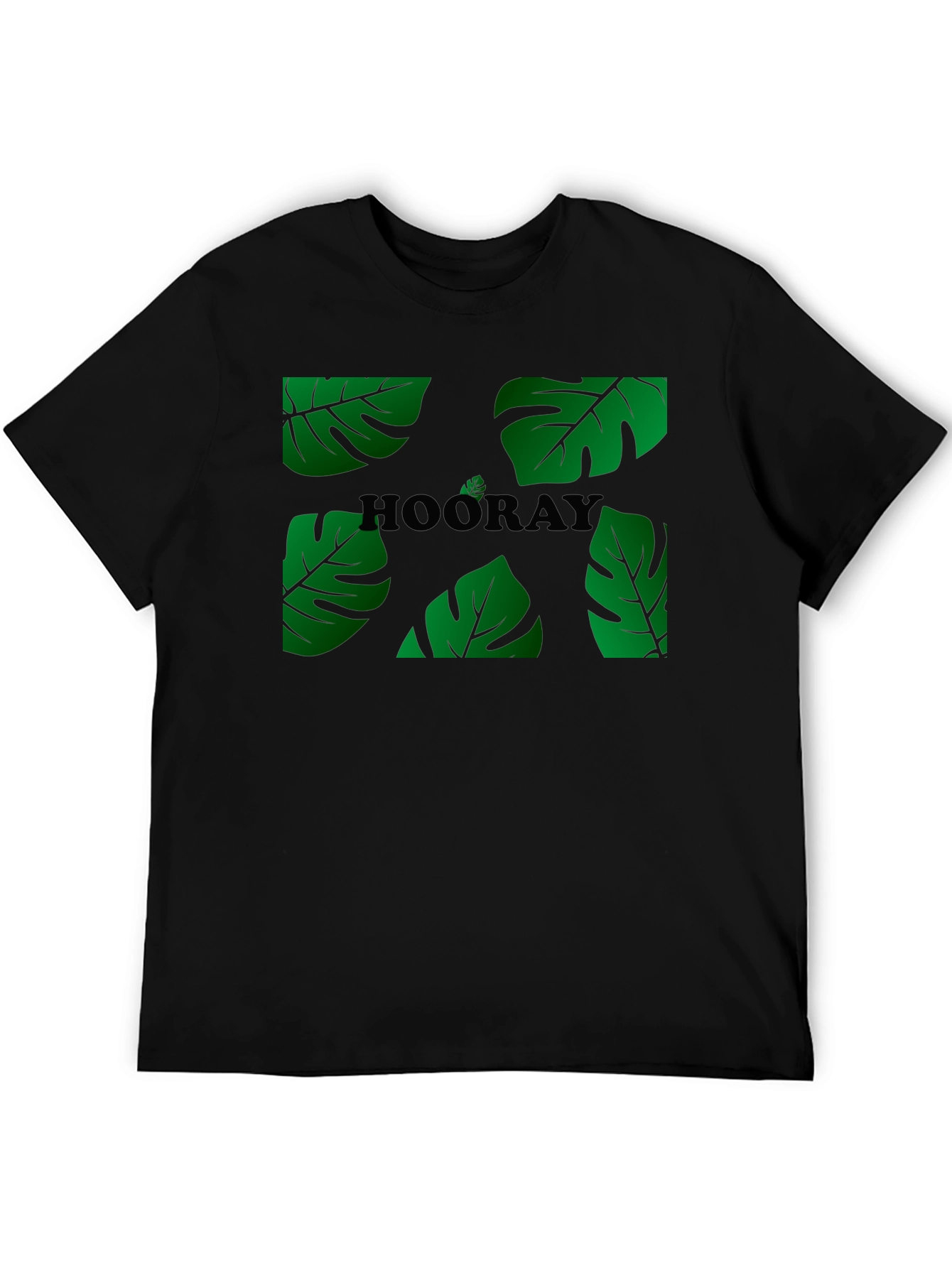 Tropical Hooray Black T-Shirt