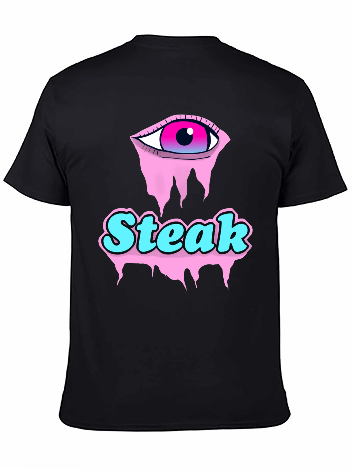 Steak Eye Graphic Tee - Funky Streetwear