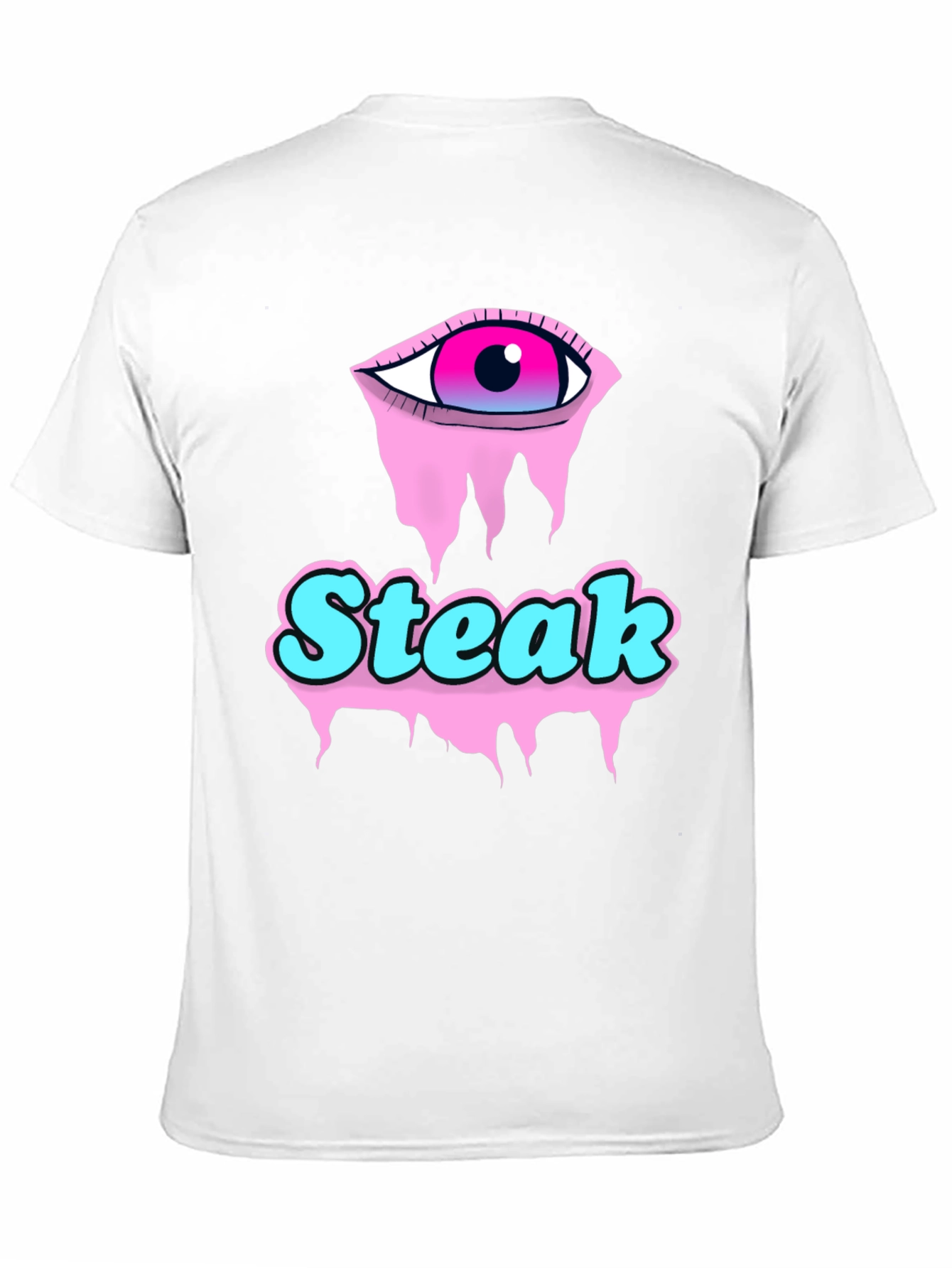 Steak Eye Graphic Tee - Funky Streetwear