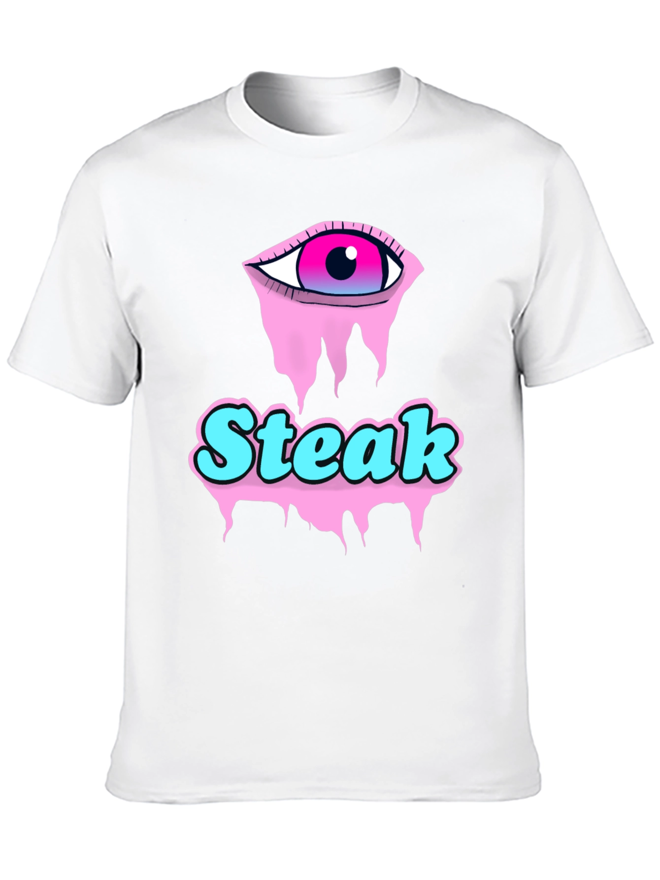 Steak Eye Graphic Tee - Funky Streetwear