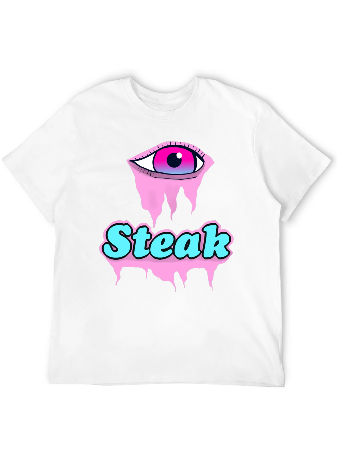 Steak Eye Graphic Tee - Funky Streetwear