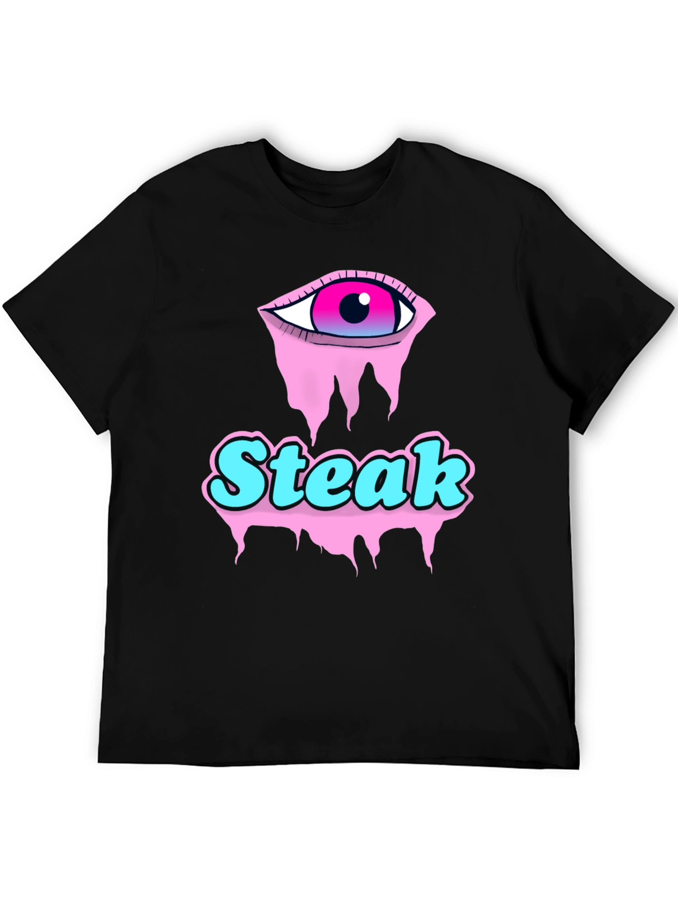Steak Eye Graphic Tee - Funky Streetwear