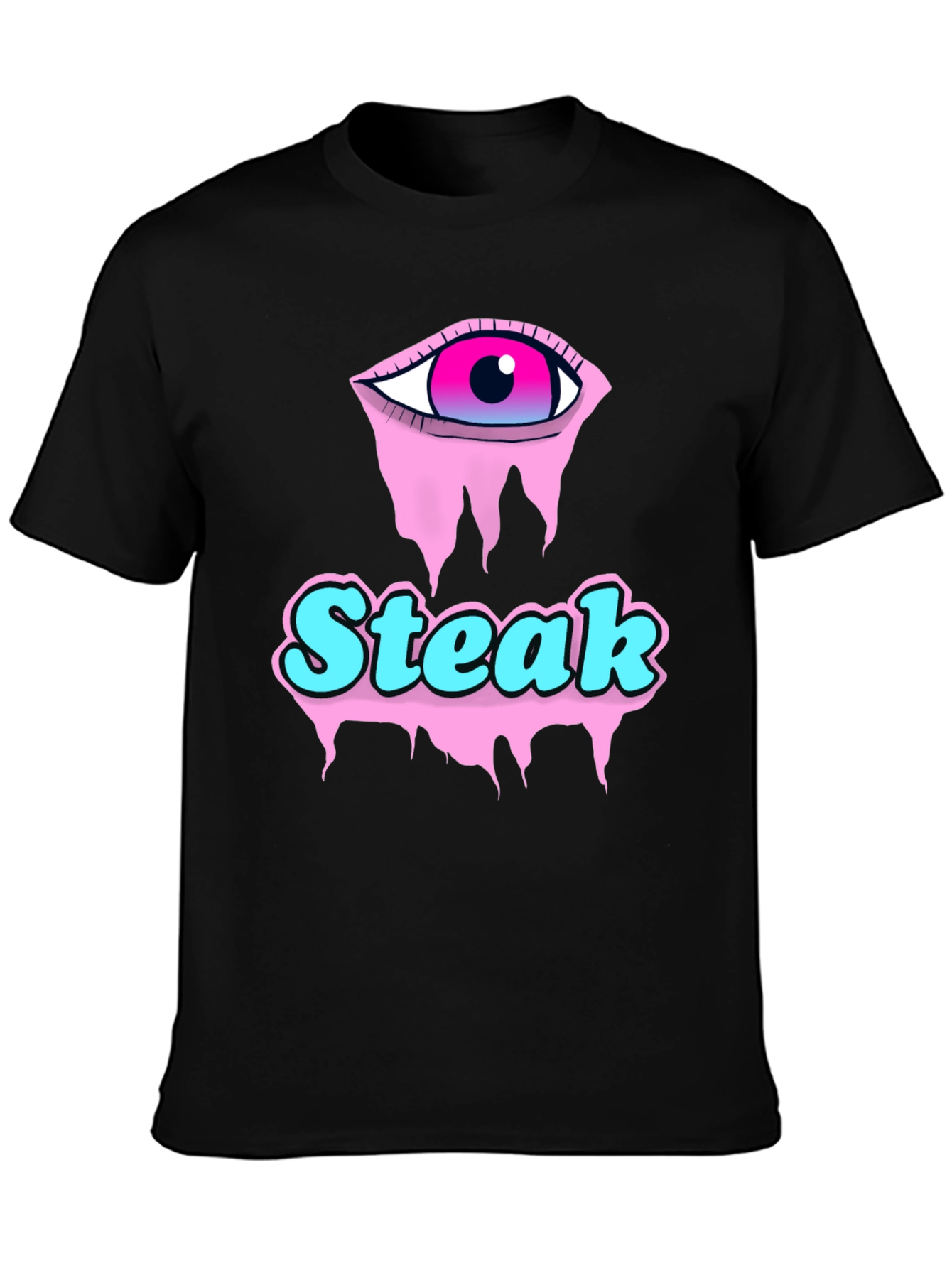 Steak Eye Graphic Tee - Funky Streetwear