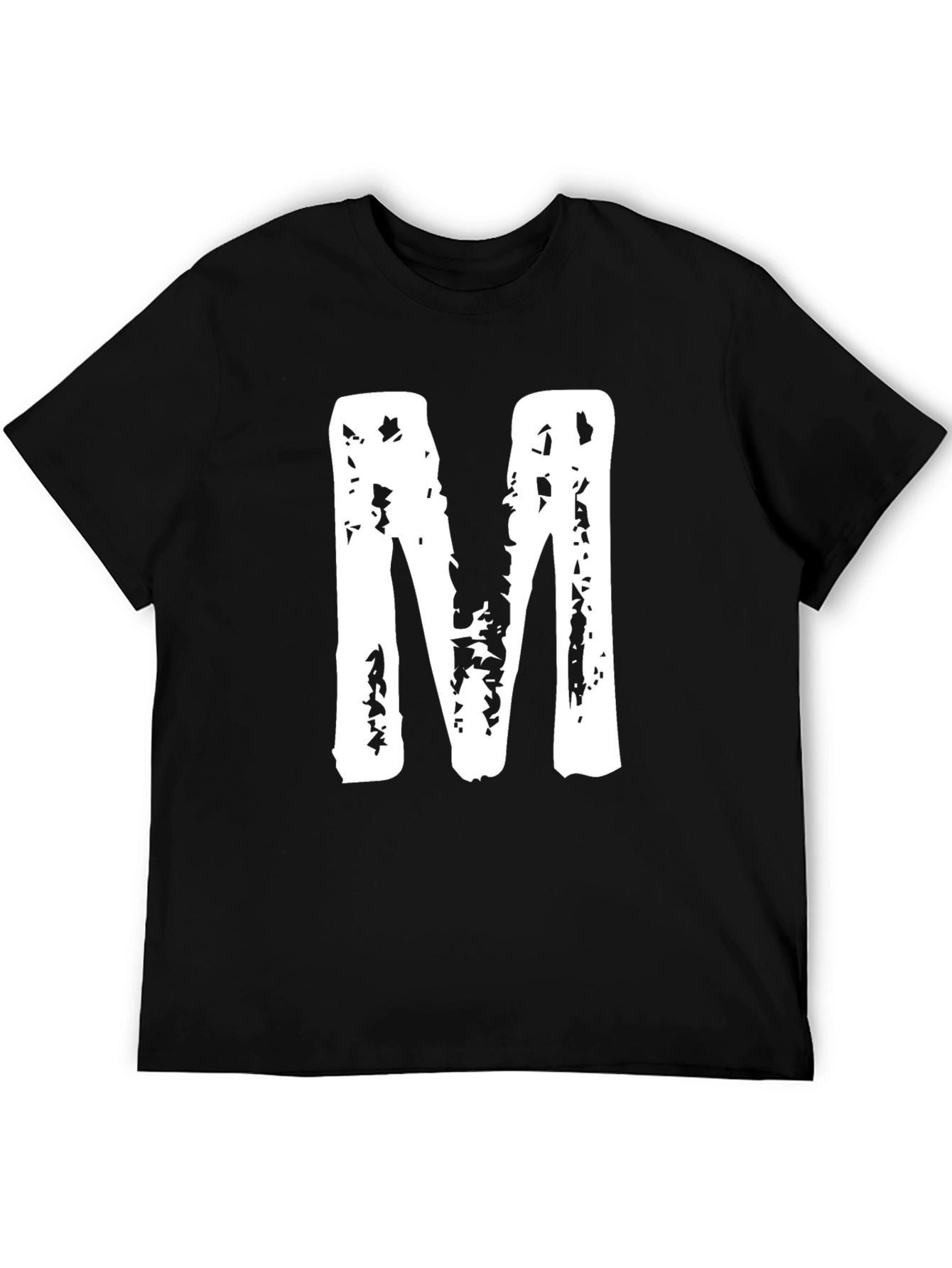 Bold M Graphic Tee - Unisex Black T-Shirt
