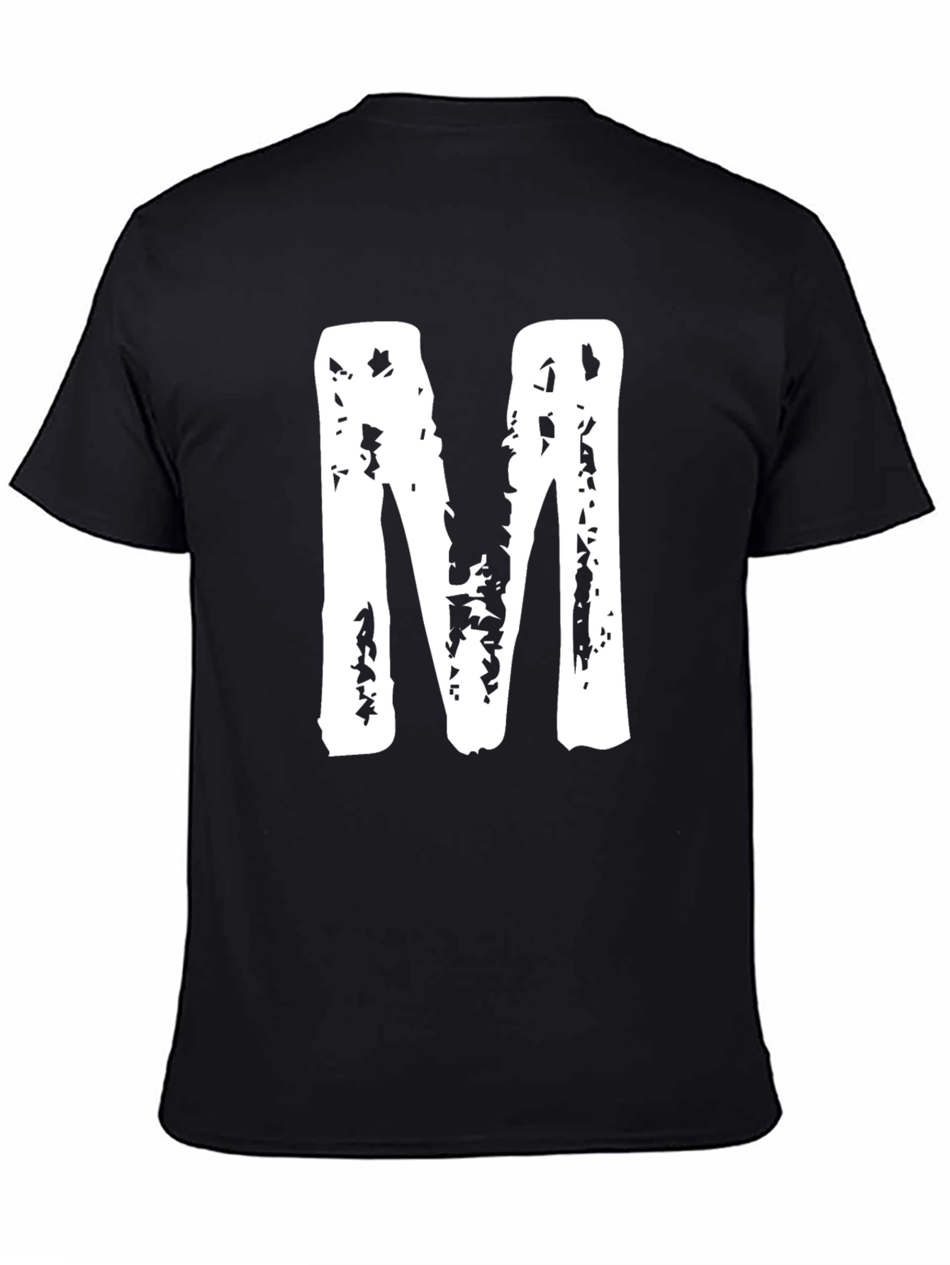 Bold M Graphic Tee - Unisex Black T-Shirt