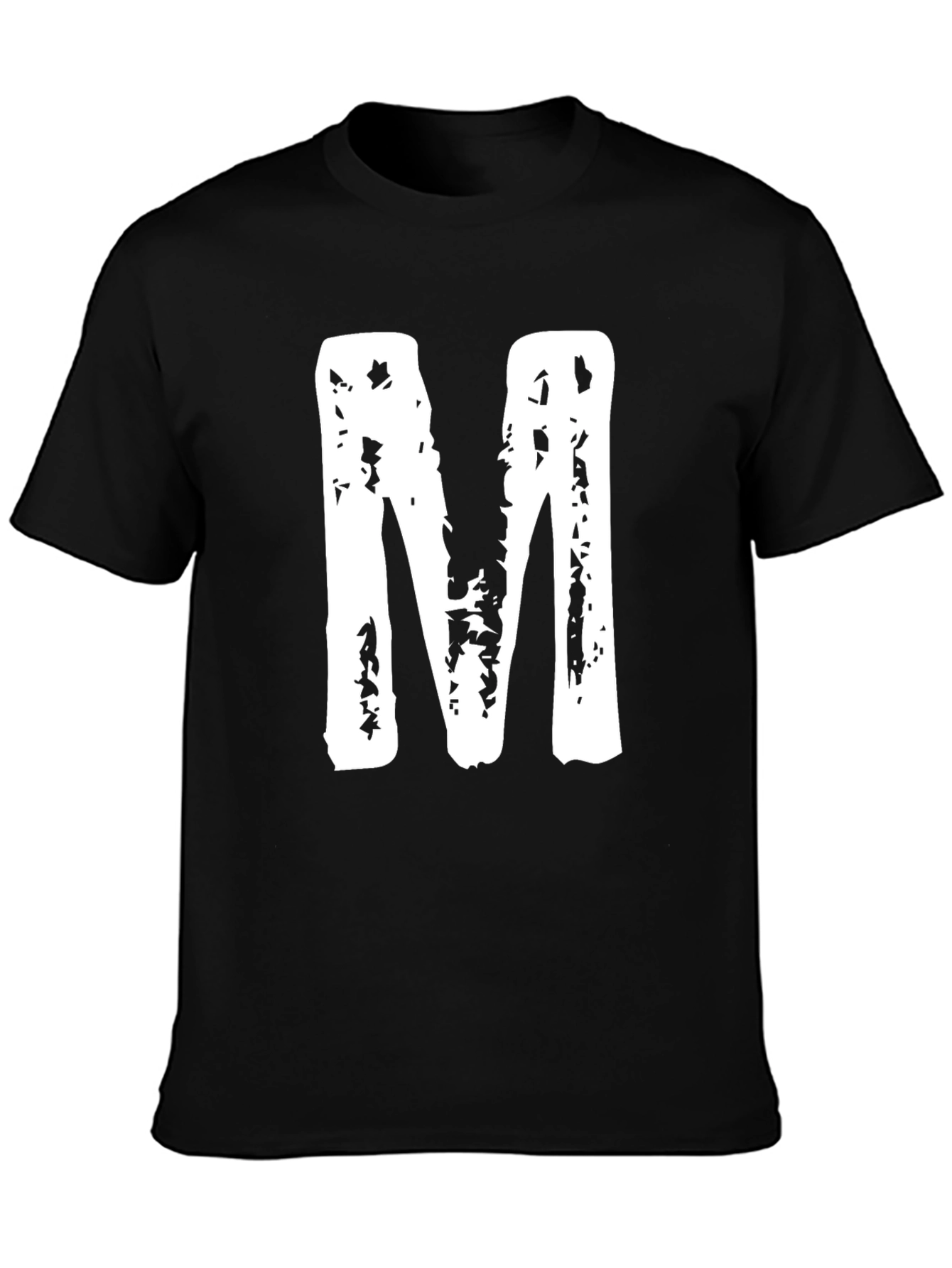 Bold M Graphic Tee - Unisex Black T-Shirt