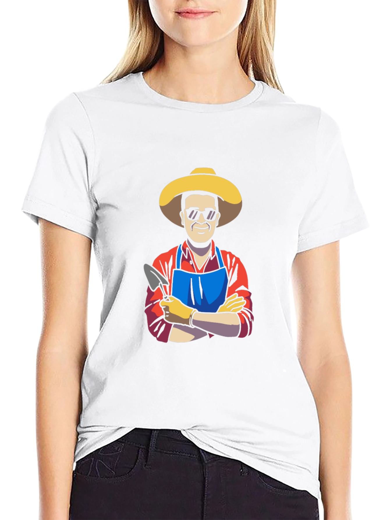 Gardener Graphic Tee - Black Cotton T-Shirt