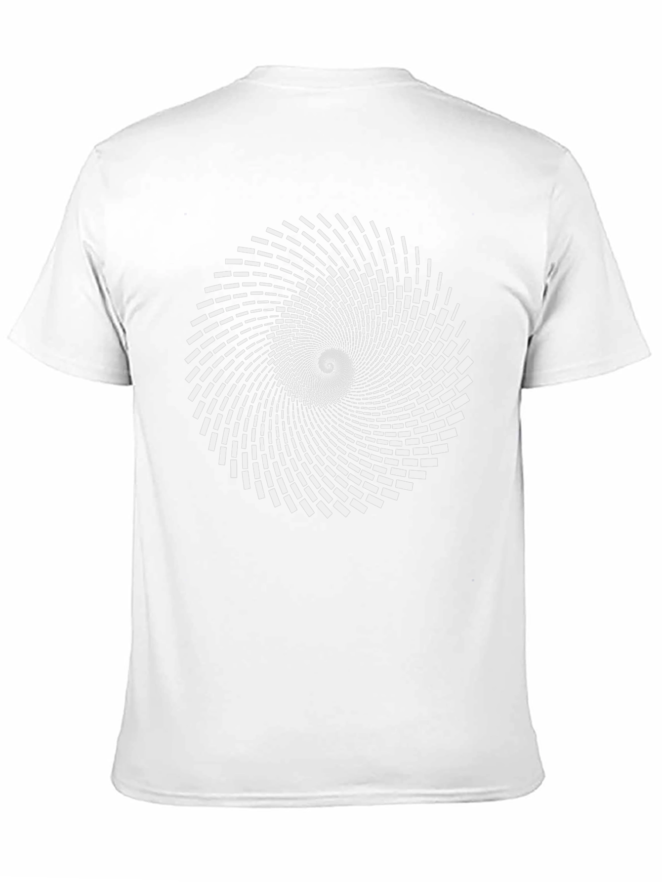Hypnotic Spiral Graphic Tee - Black Cotton Comfort