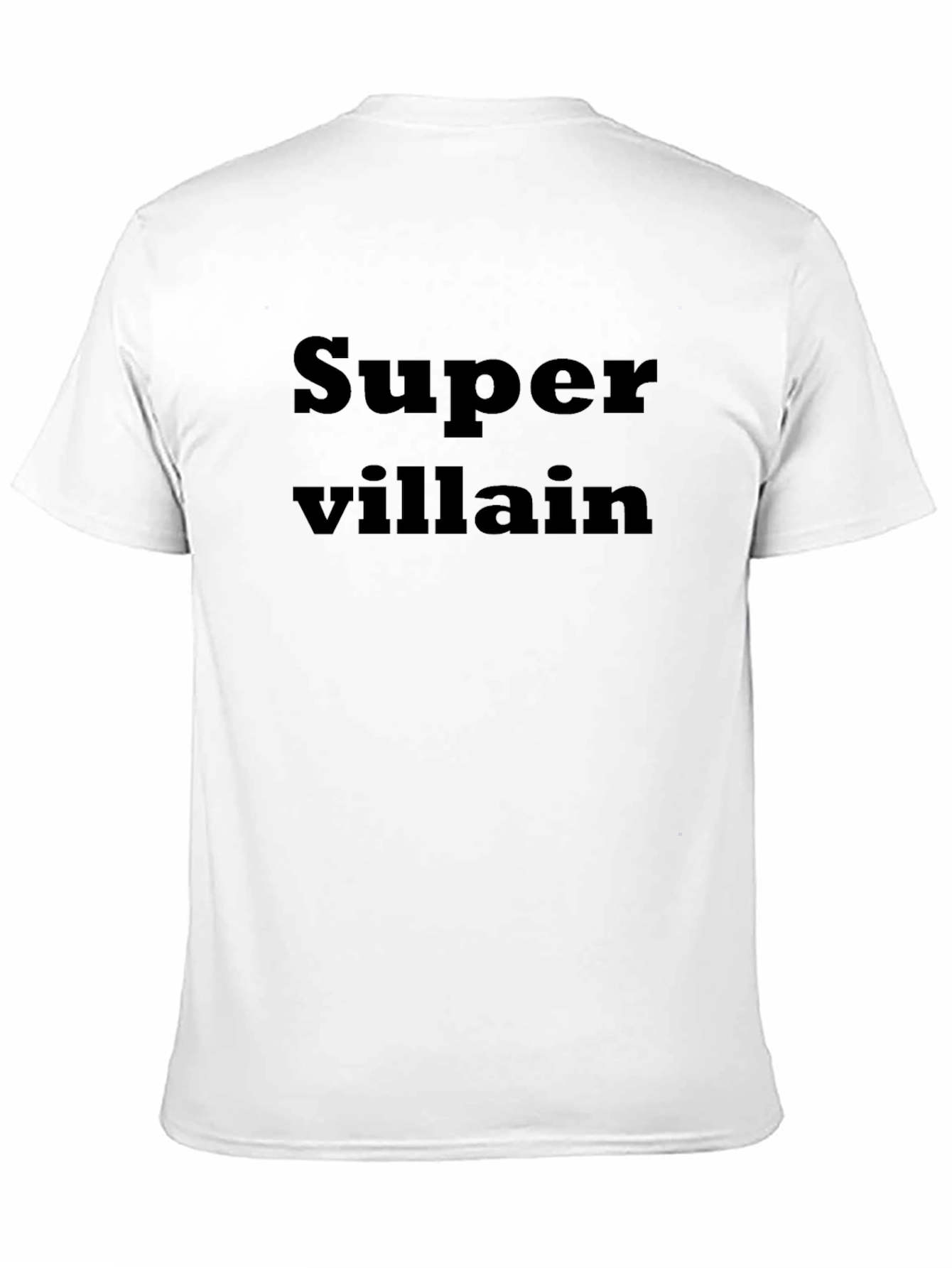 Super Villain Black T-Shirt
