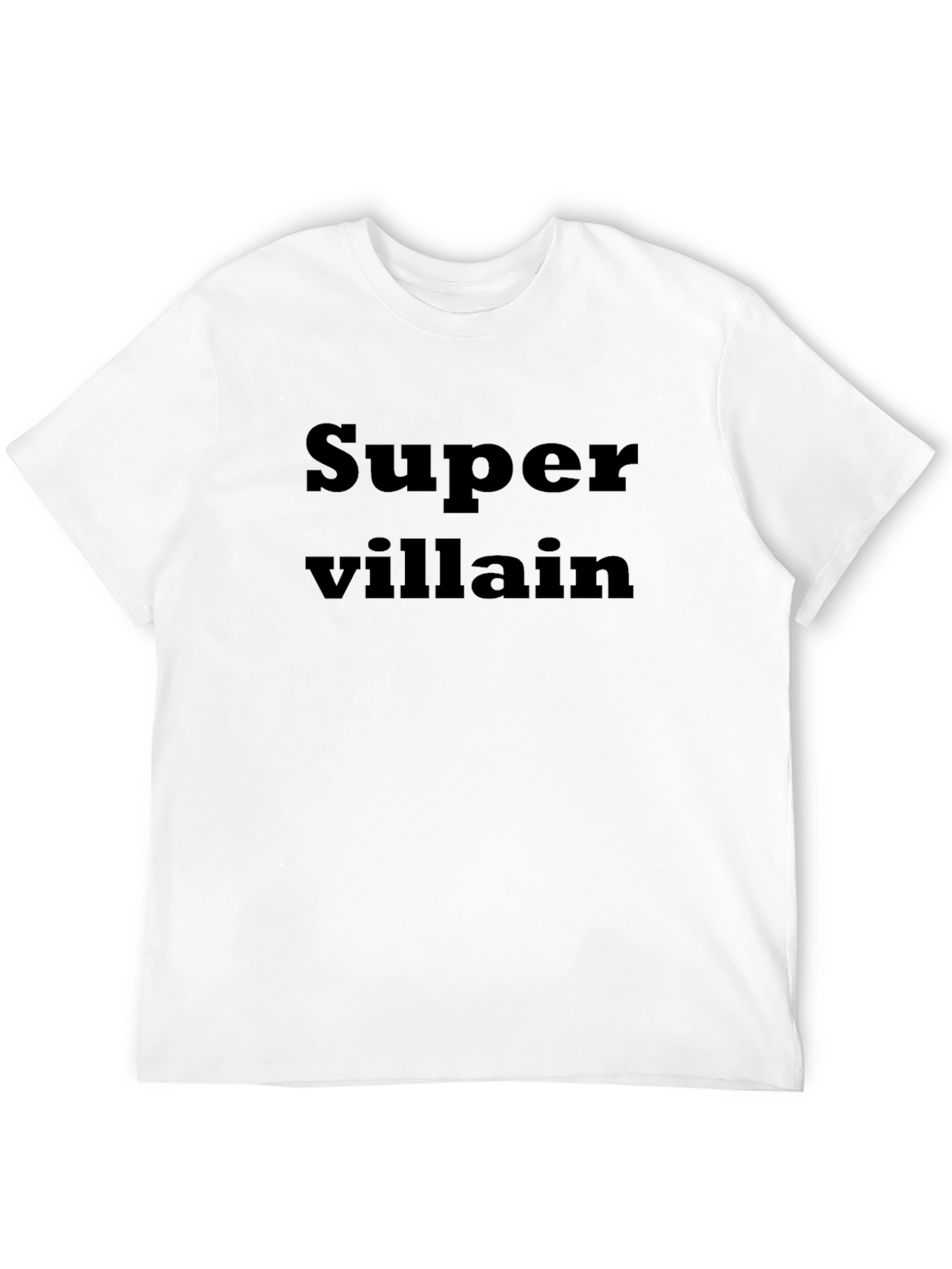 Super Villain Black T-Shirt