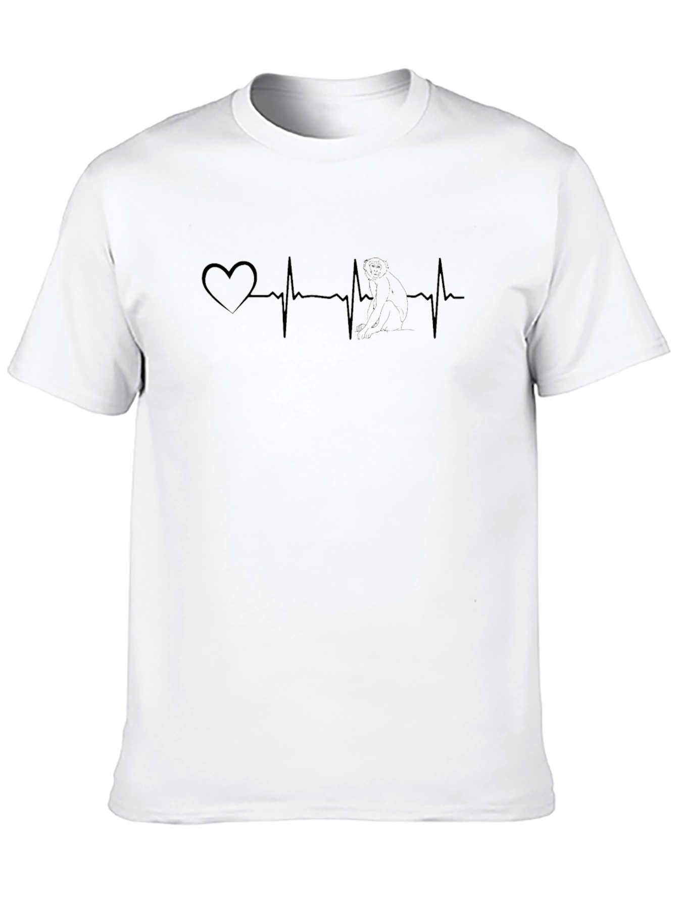 Heartbeat Dog Lover T-Shirt - Unisex Cotton Tee