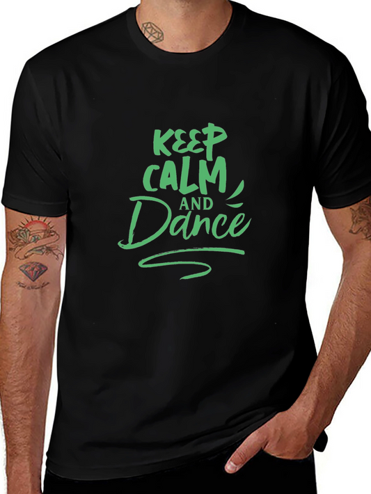 Keep Calm and Dance Black T-Shirt