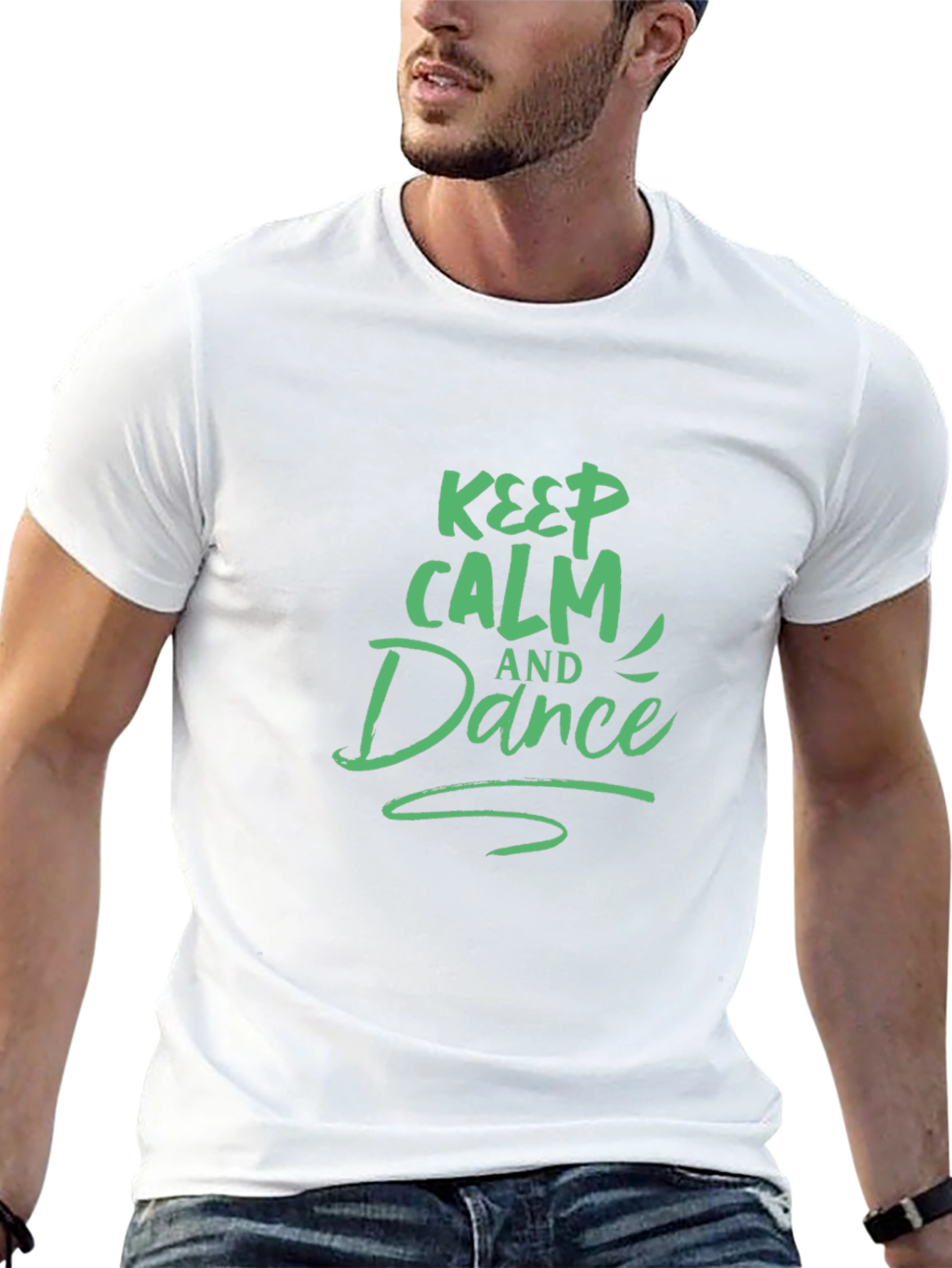 Keep Calm and Dance Black T-Shirt