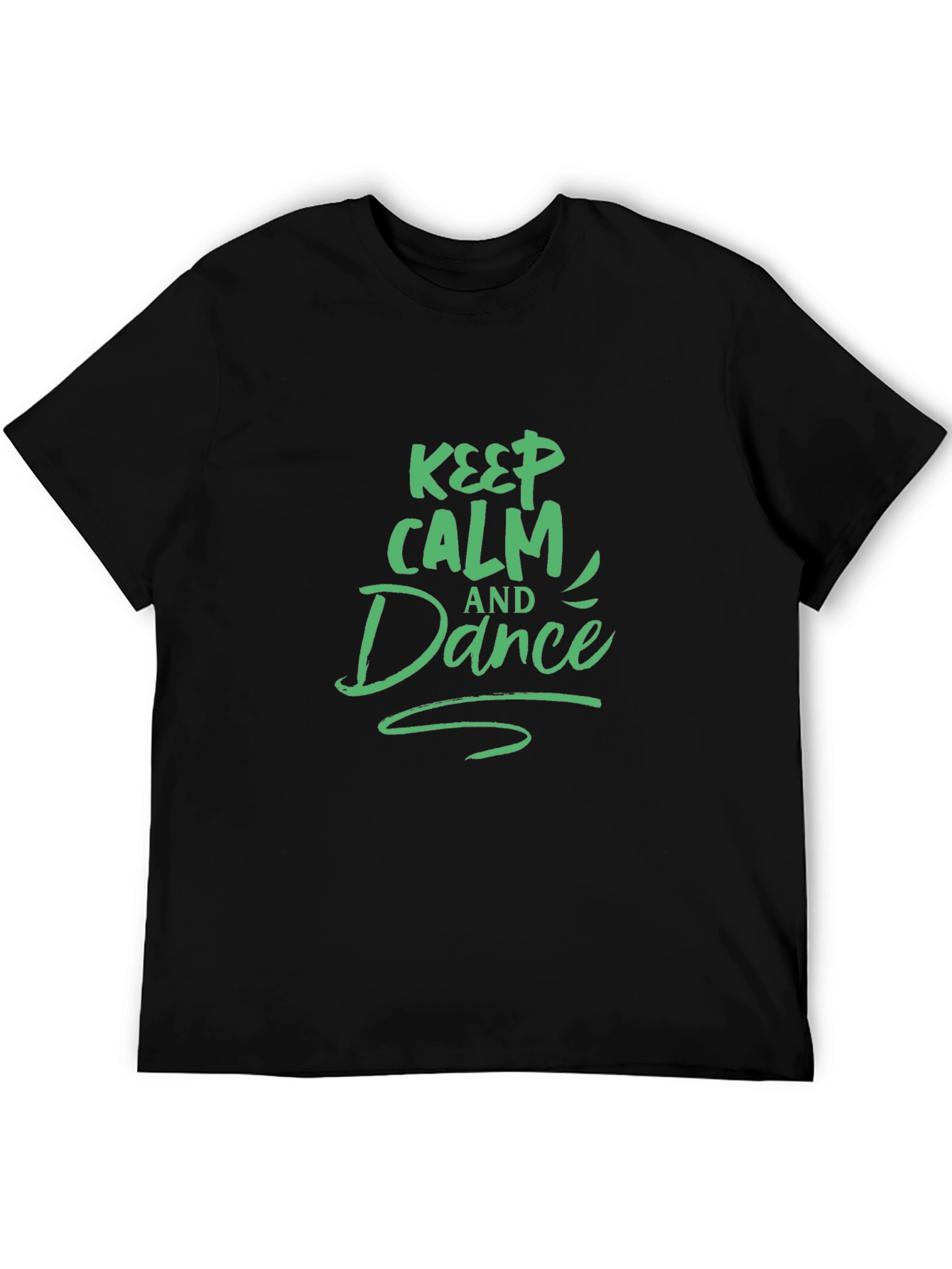 Keep Calm and Dance Black T-Shirt