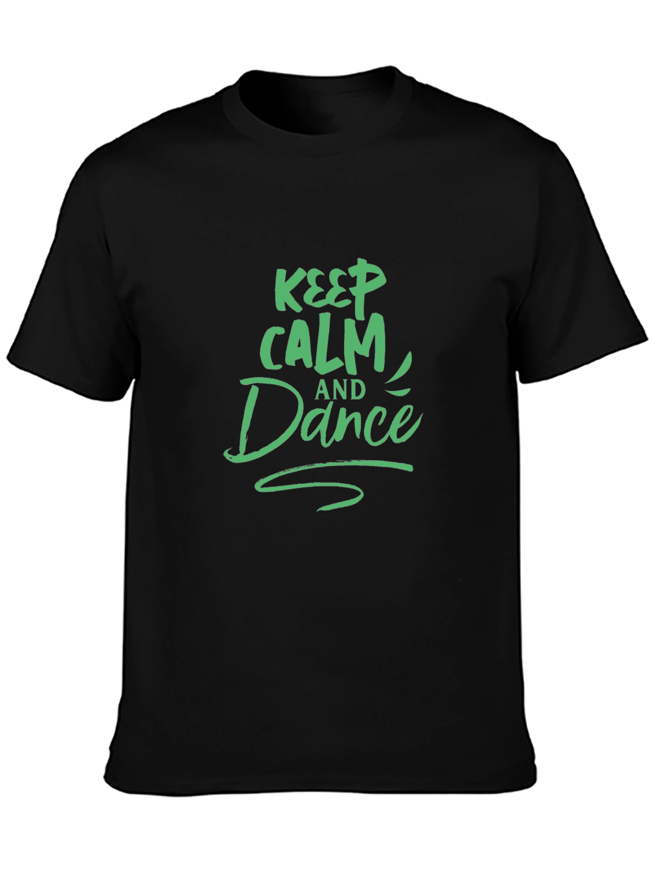 Keep Calm and Dance Black T-Shirt