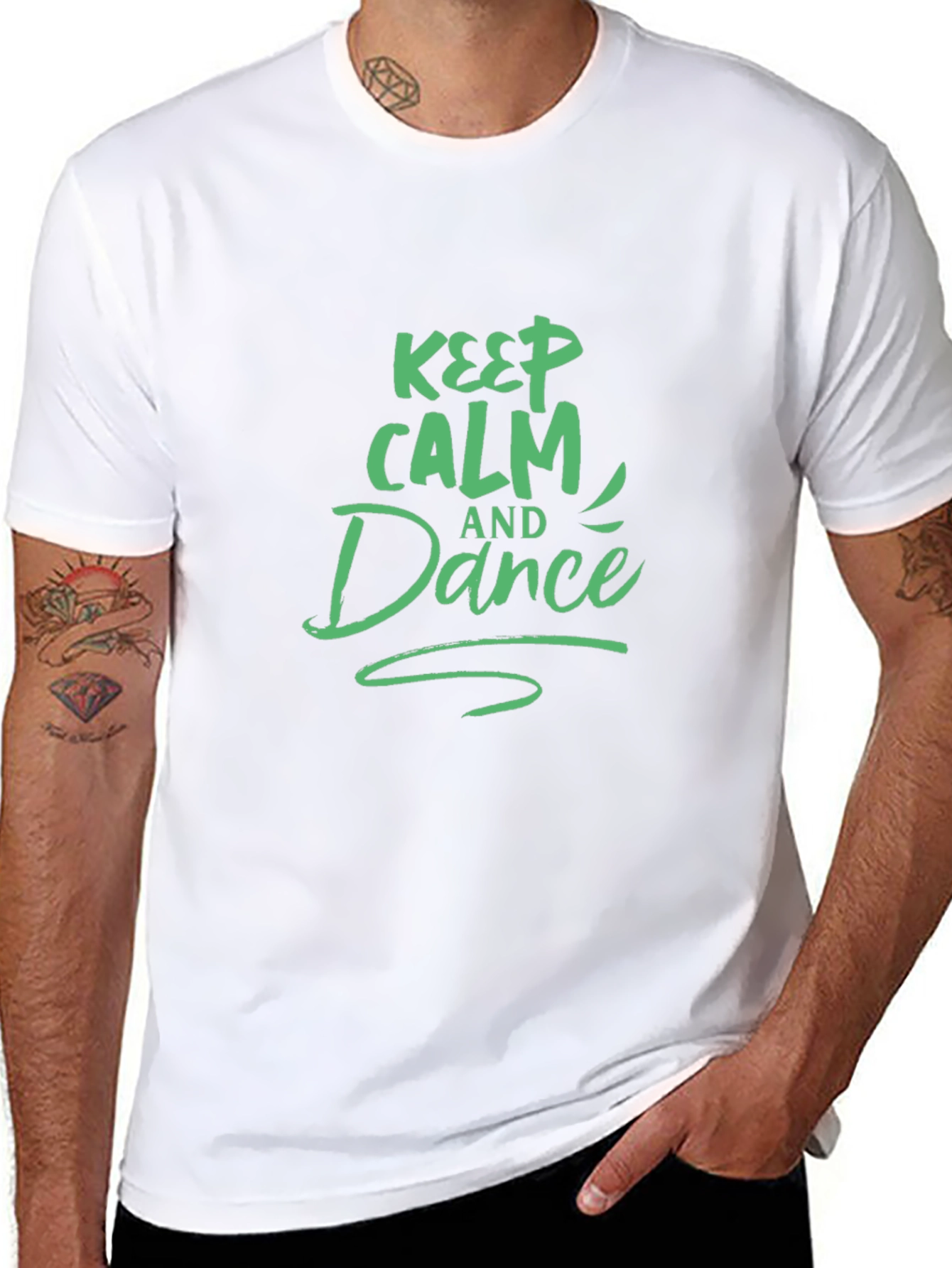 Keep Calm and Dance Black T-Shirt